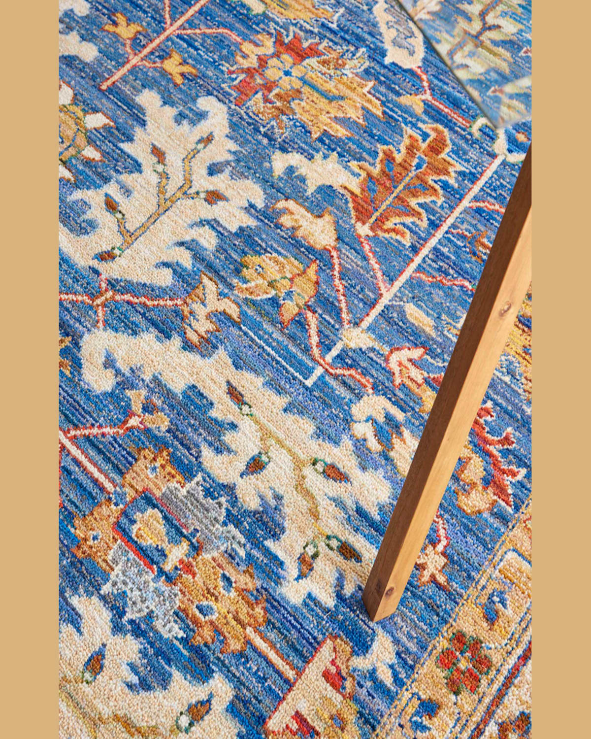 Nourcouture Stefani Loom-woven Rug, 6' X 8' In Blue