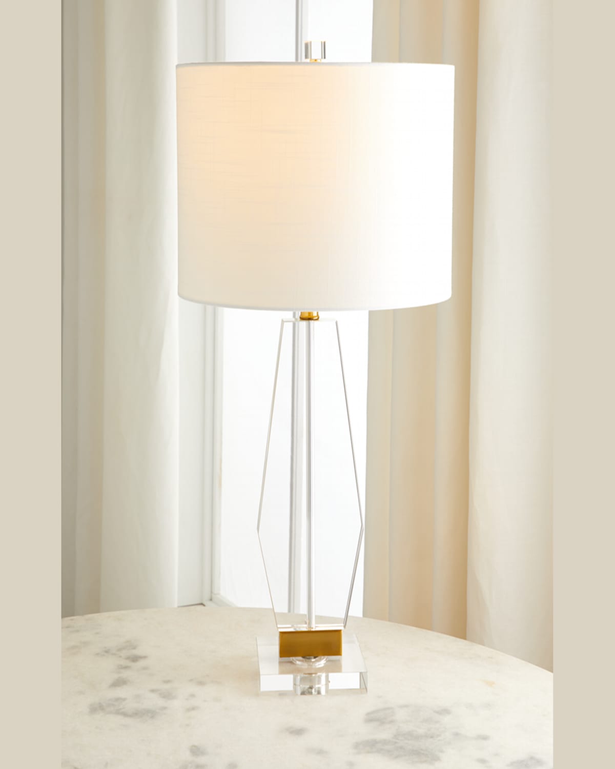 Katherine Noble By Bmc Elloise Table Lamp In White