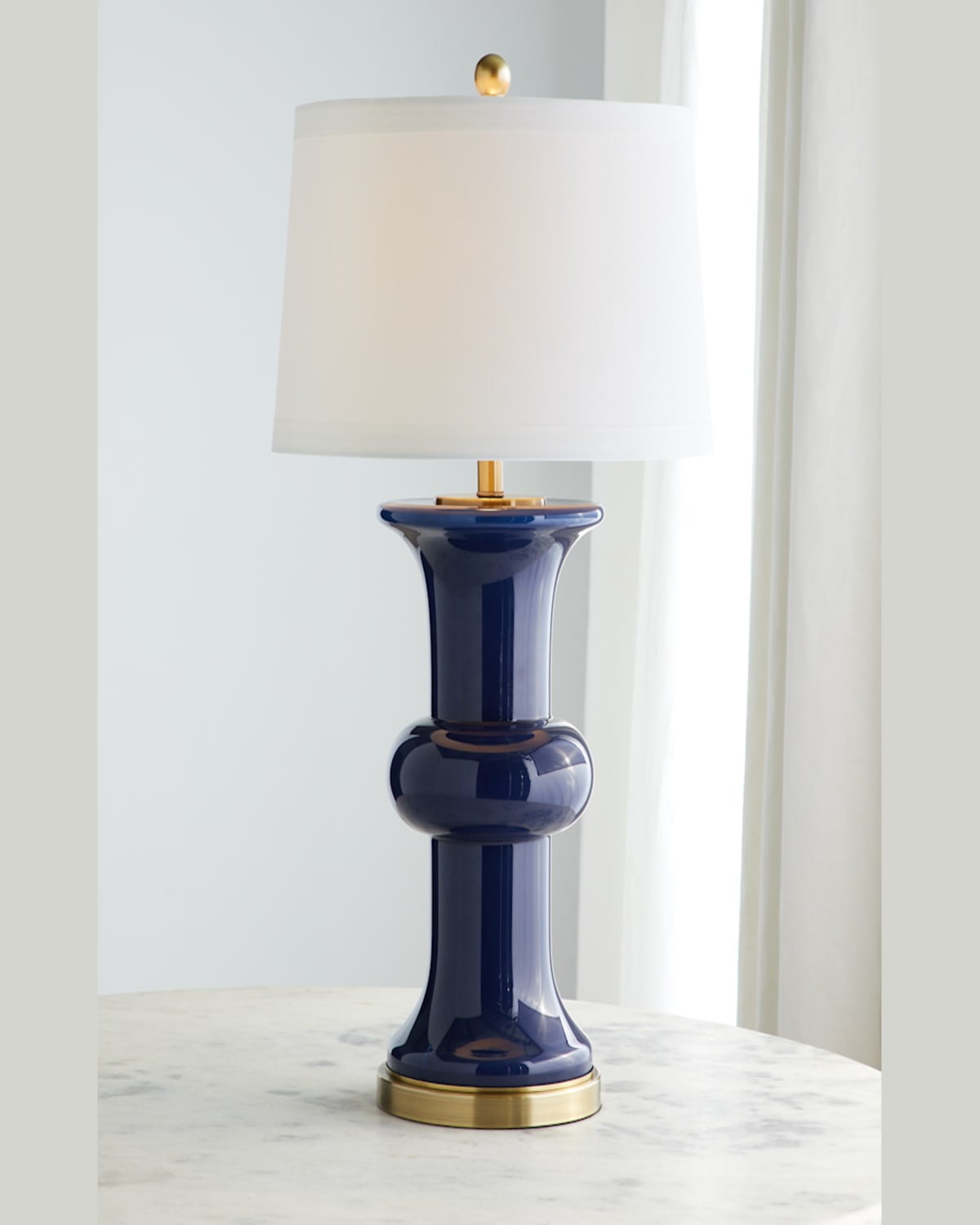 Katherine Noble By Bmc Vince Table Lamp In Blue