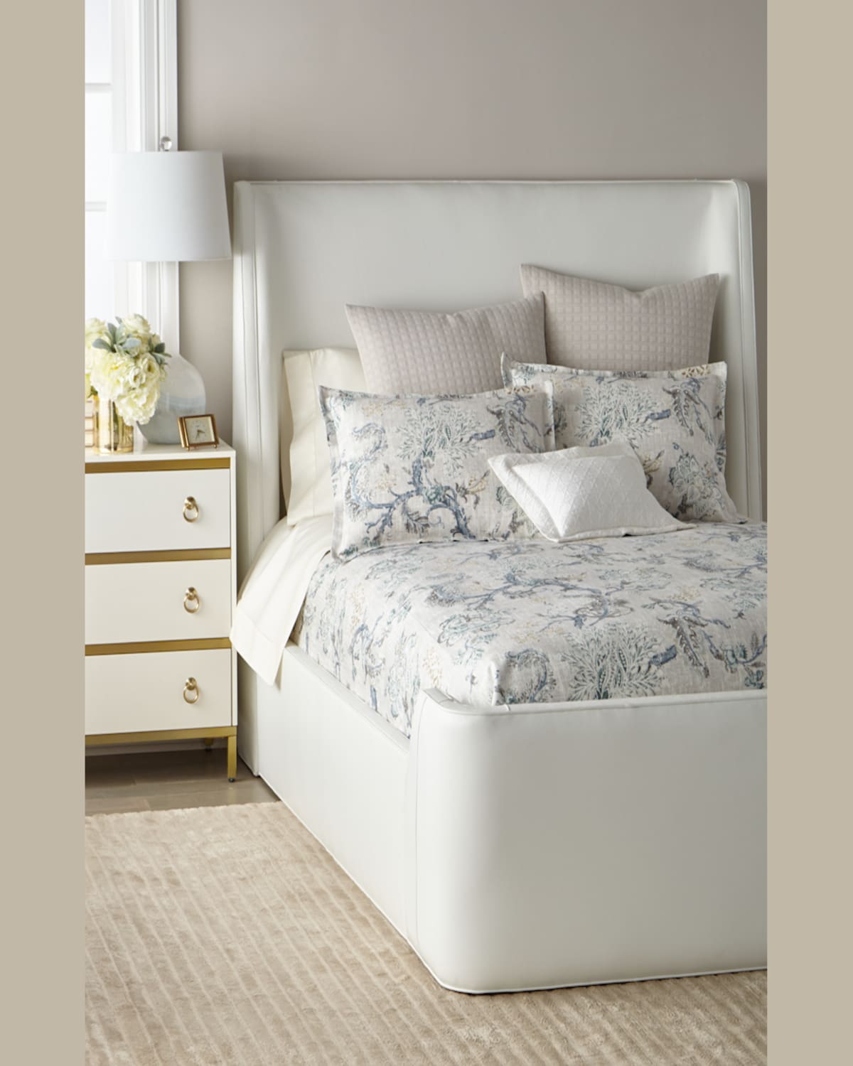 Haute House Ricardo Leather California King Bed In White