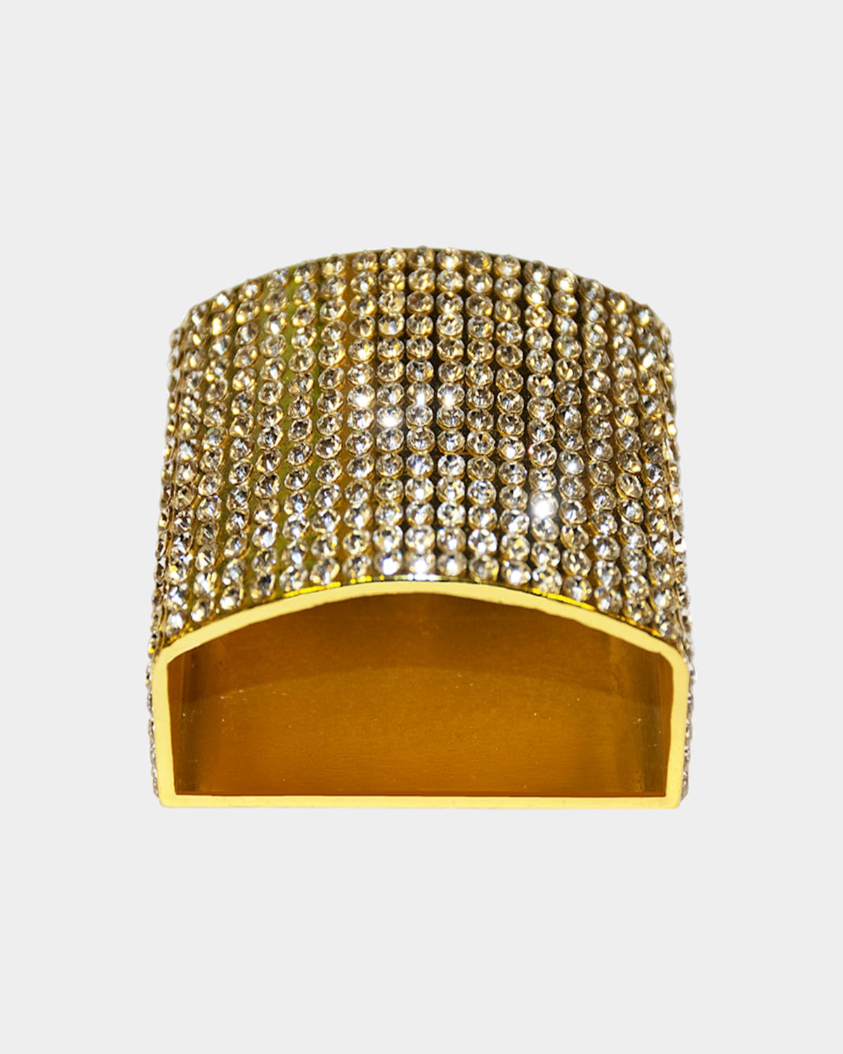 Nomi K Classic & Modern Crystal Studded Napkin Rings, Set Of 4