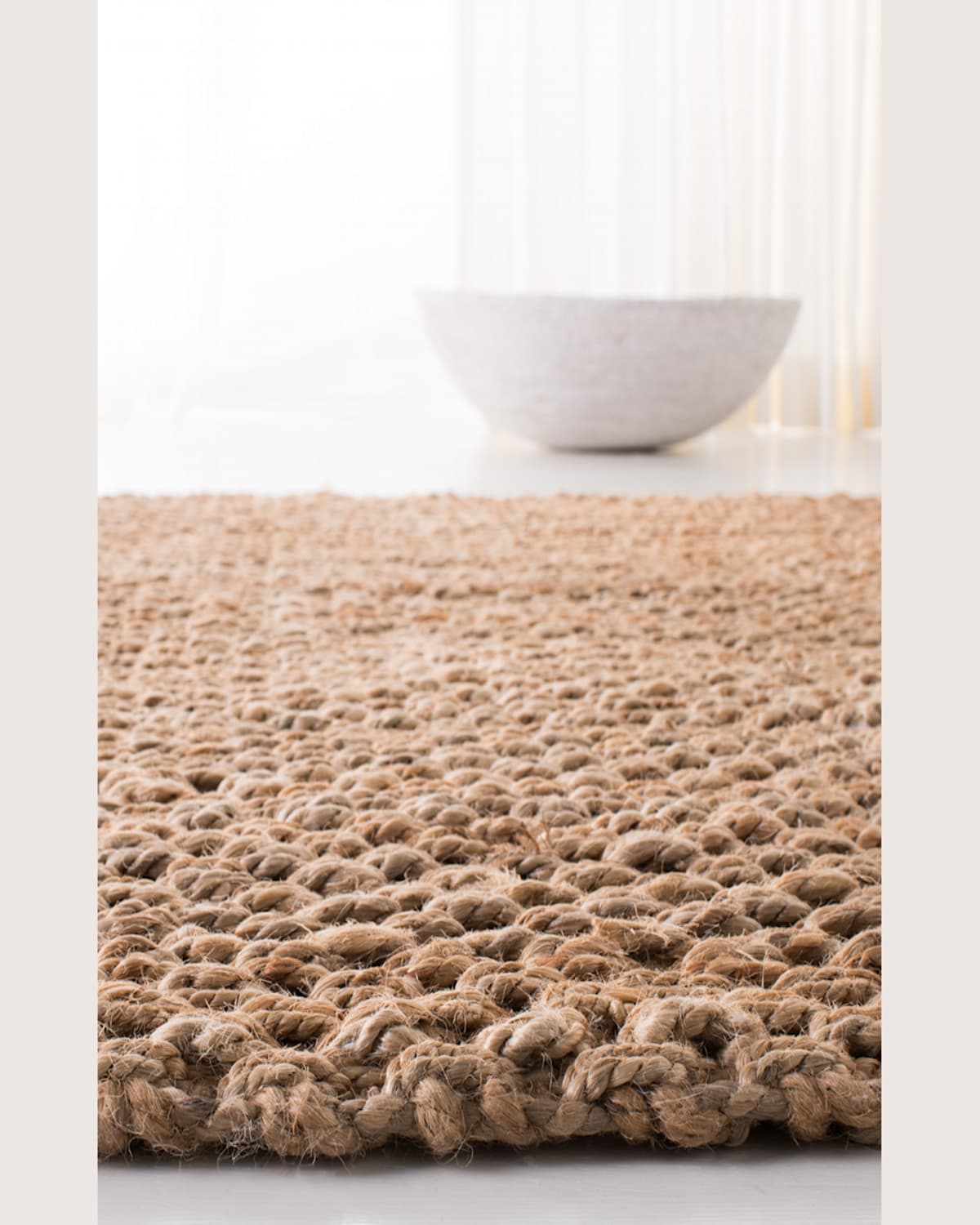 Ralph Lauren Panama Jute Hand-loomed Rug, 2' X 8' In Natural