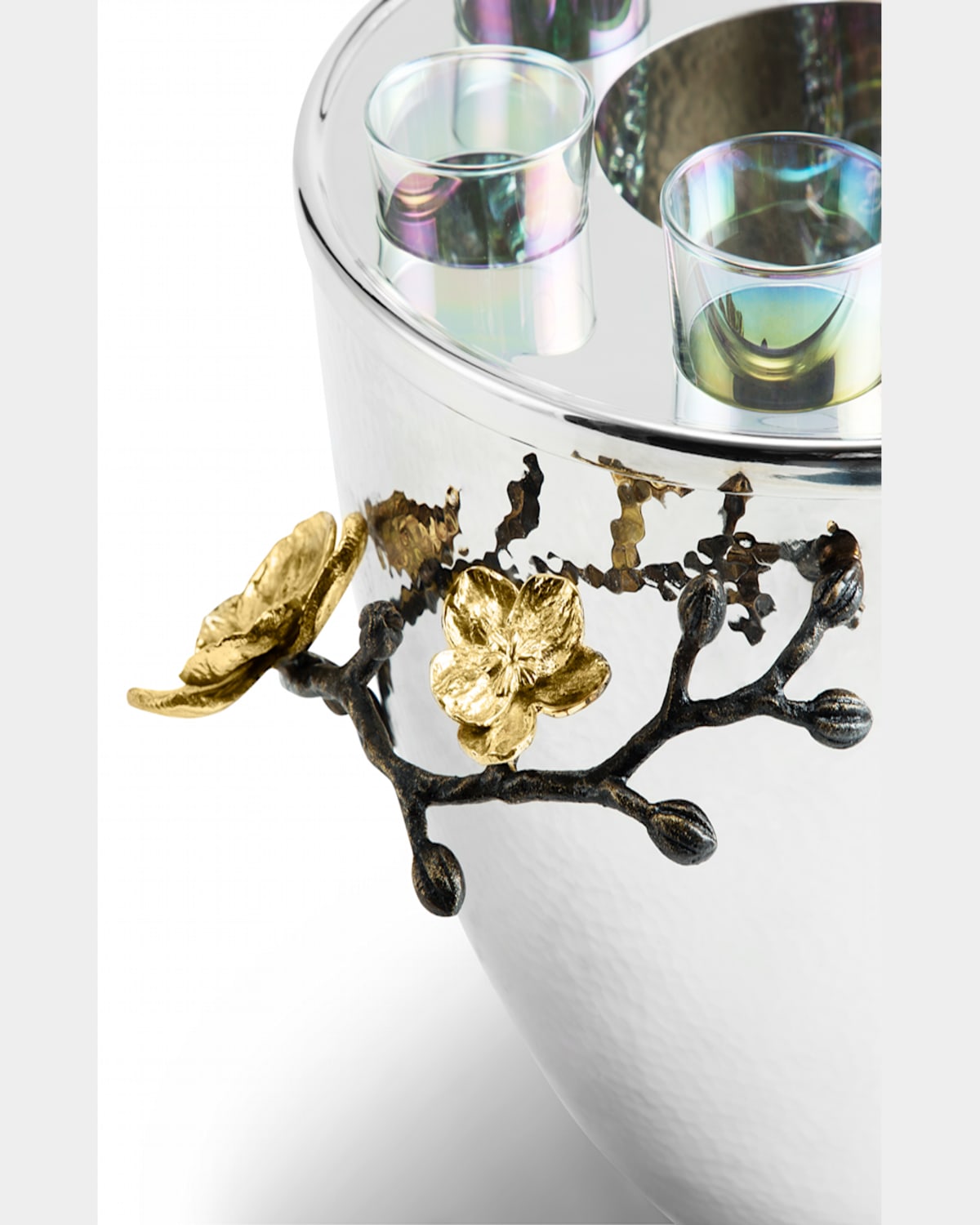 Michael Aram Gold Orchid Vodka Service
