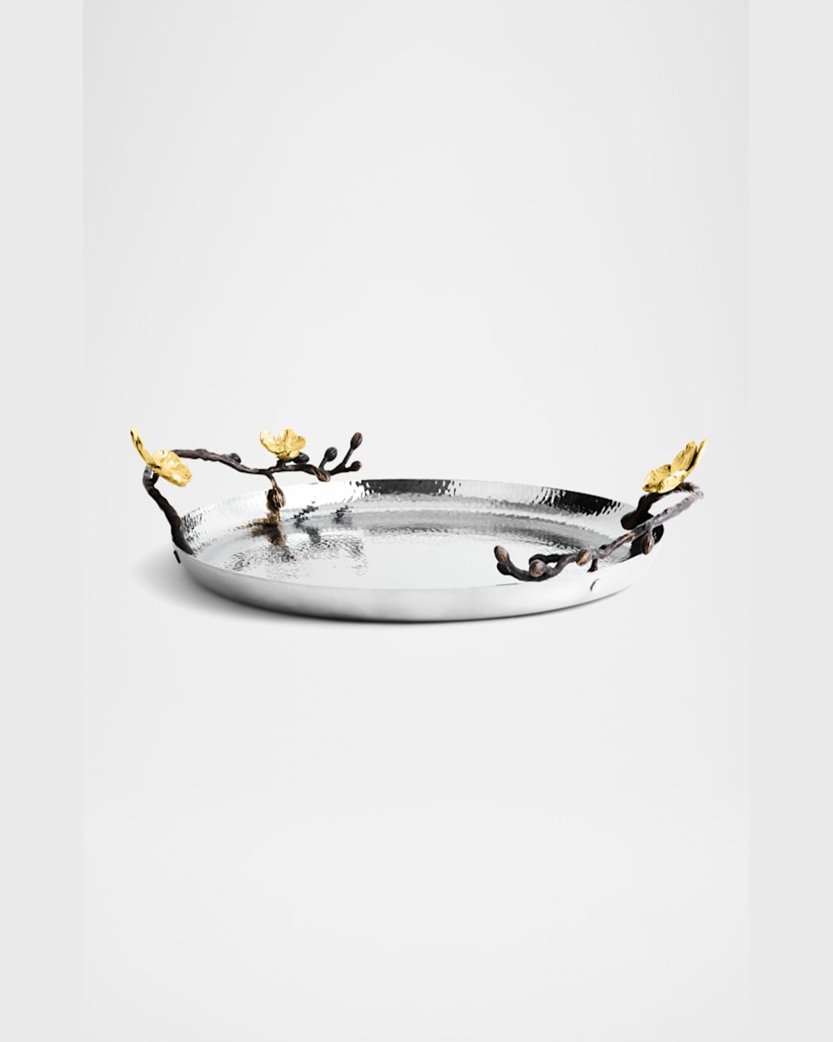 Michael Aram Gold Orchid Round Tray