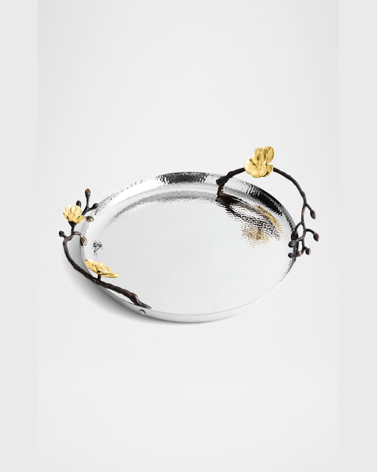 Michael Aram Gold Orchid Round Tray
