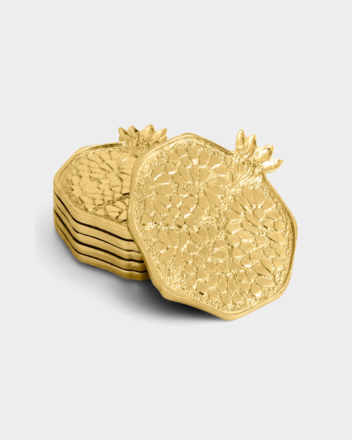 Michael Aram Pomegranate Coaster Set, Set Of 6