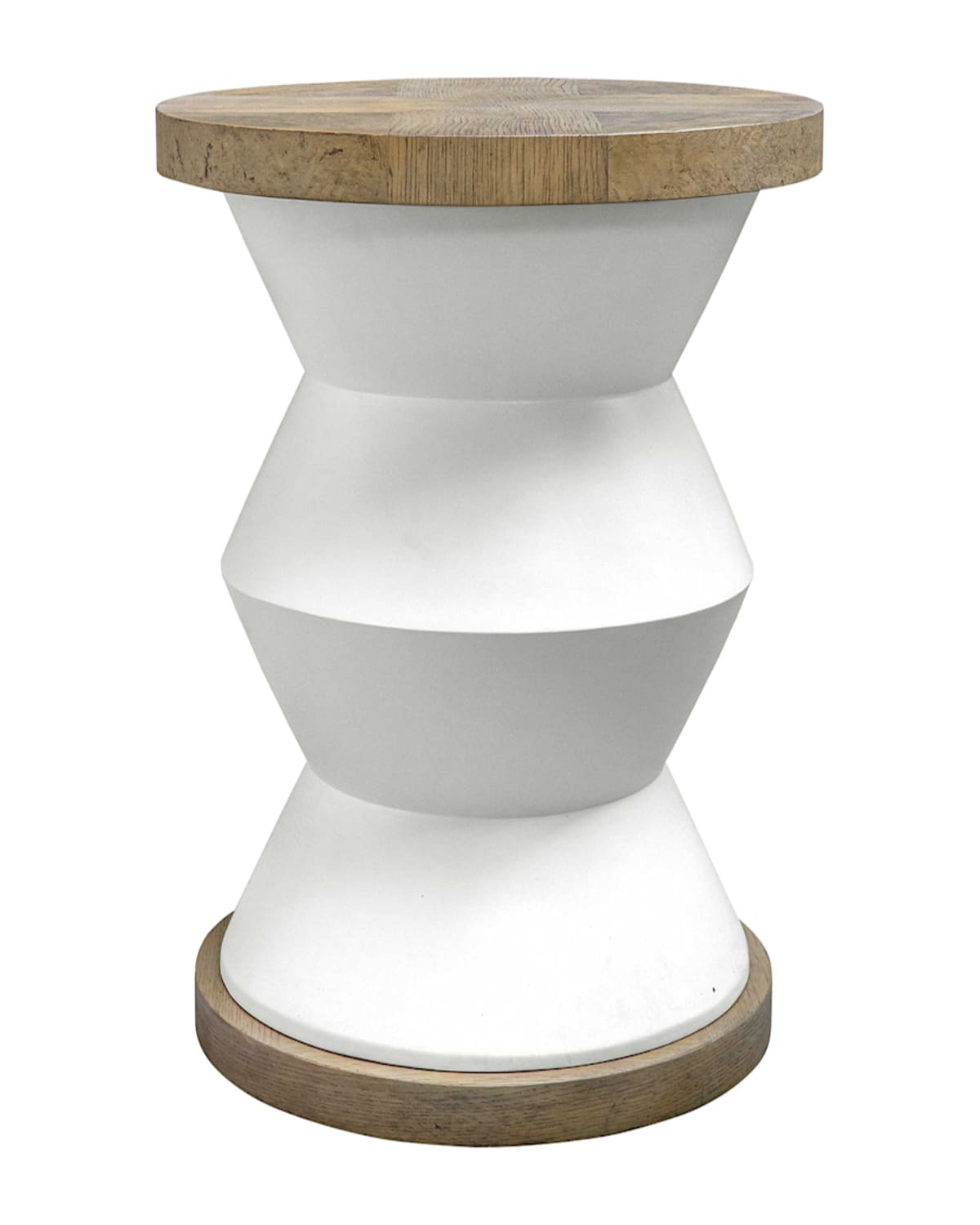 The Uttermost Co Forde Side Table In White