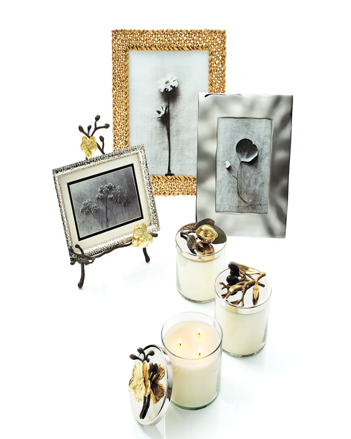 Michael Aram Gold Orchid Easel Picture Frame In Gold