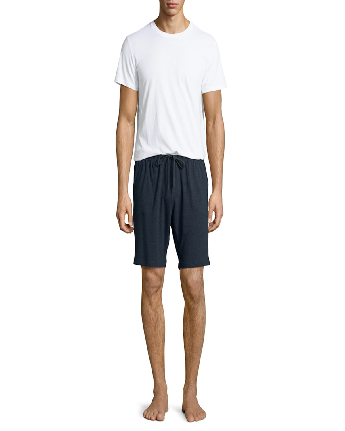 Derek Rose Jersey Lounge Shorts, Anthracite In Charcoal