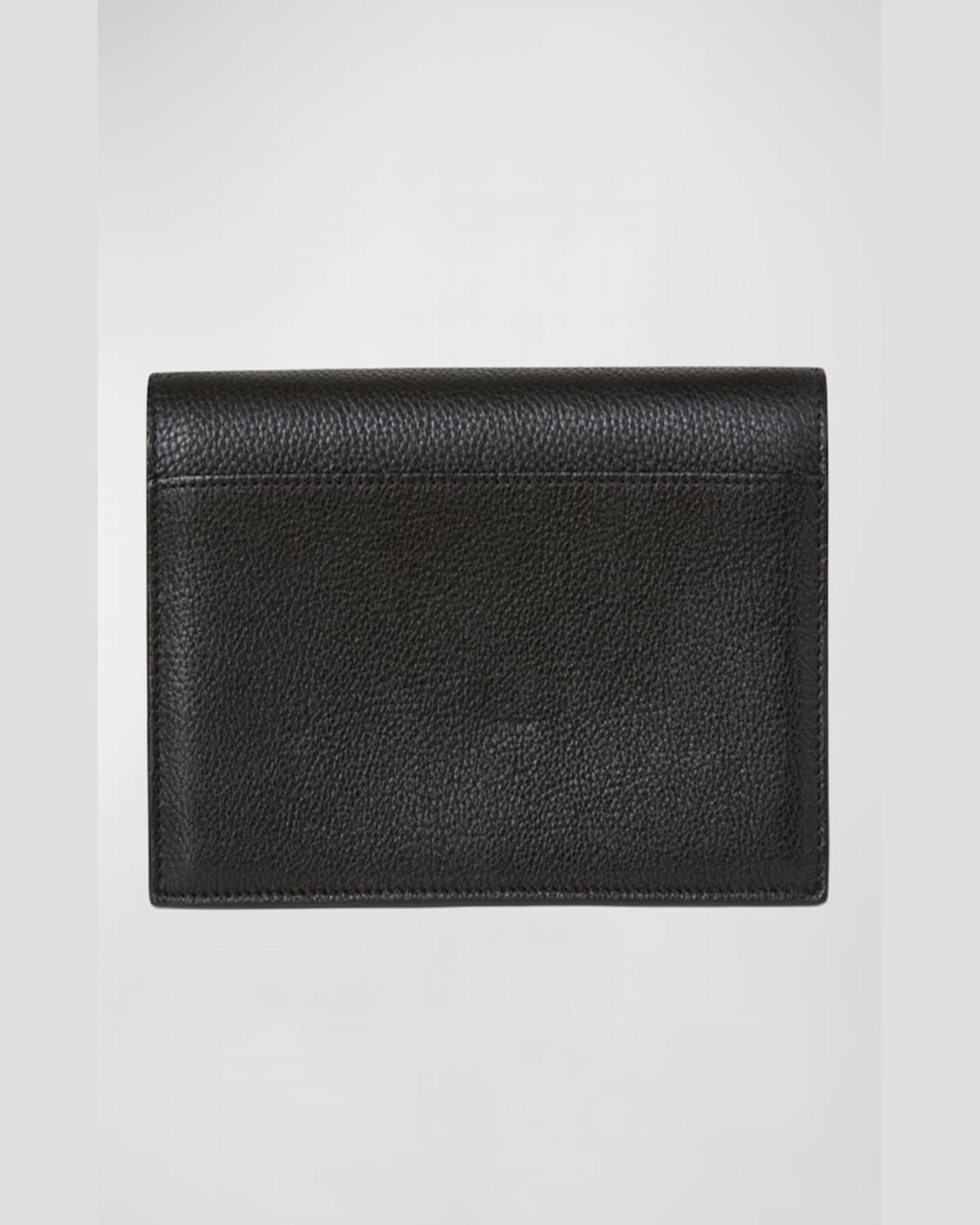 AKRIS ANOUK CERVO LEATHER CLUTCH BAG W/CHAIN 