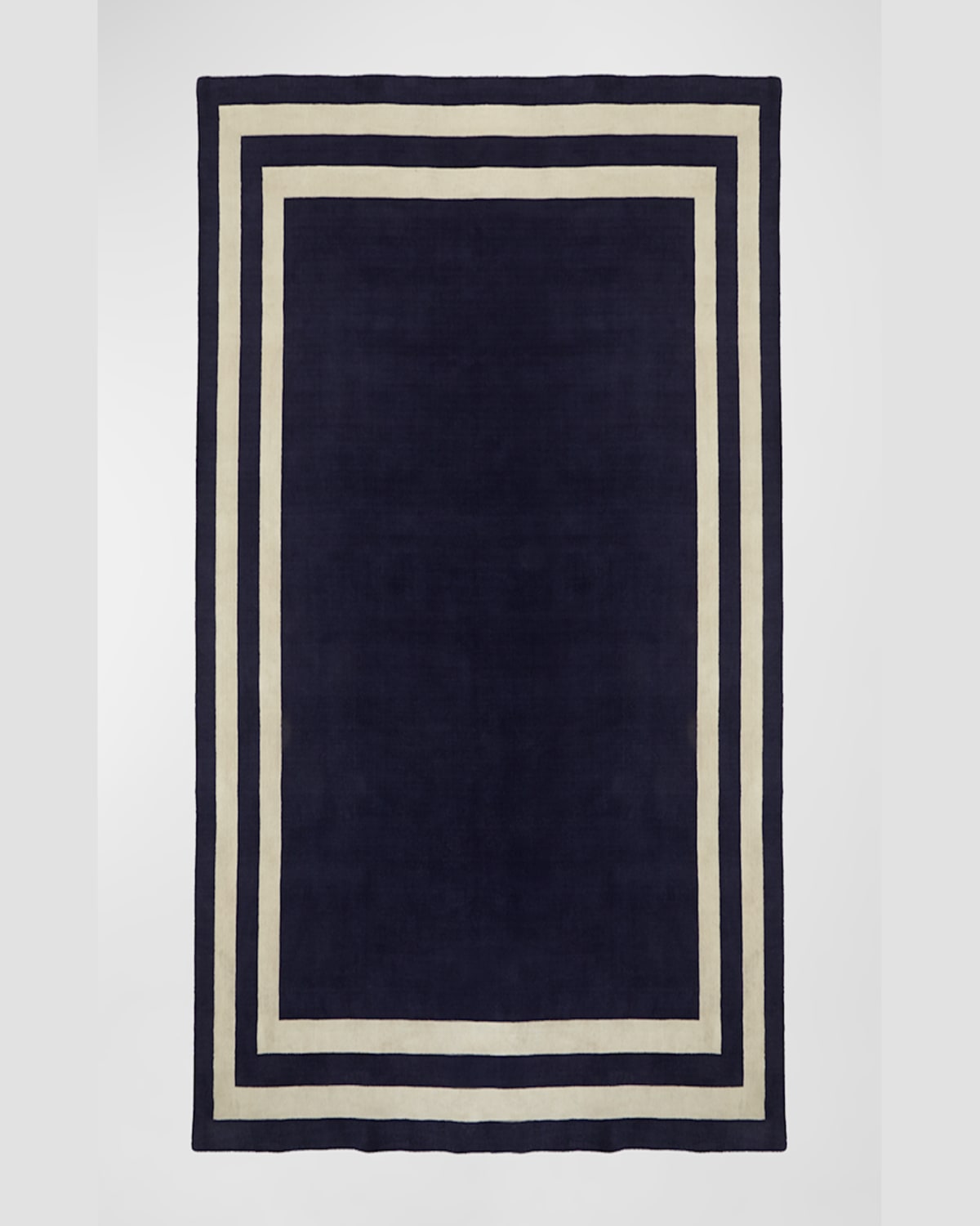Polo Ralph Lauren Fitzgerald Border Rug, 8' X 10' In Midnight