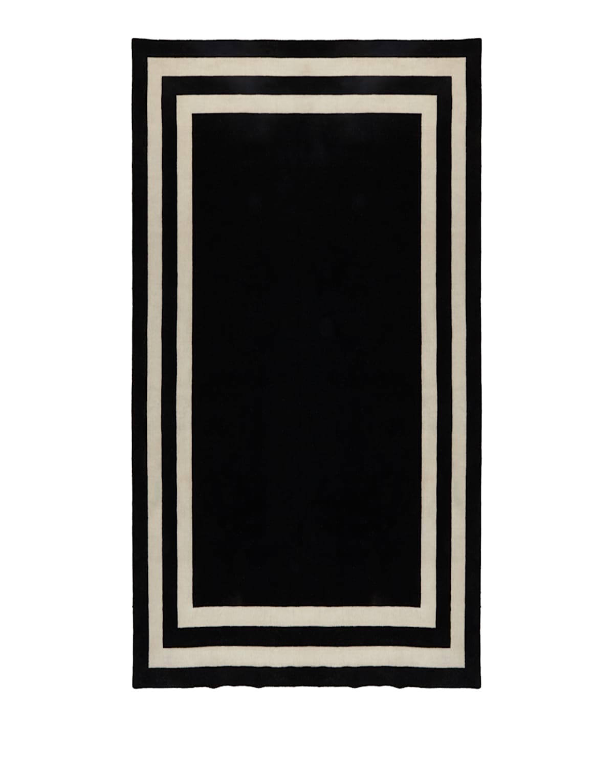 Polo Ralph Lauren Fitzgerald Border Rug, 10' X 14' In Jet Black
