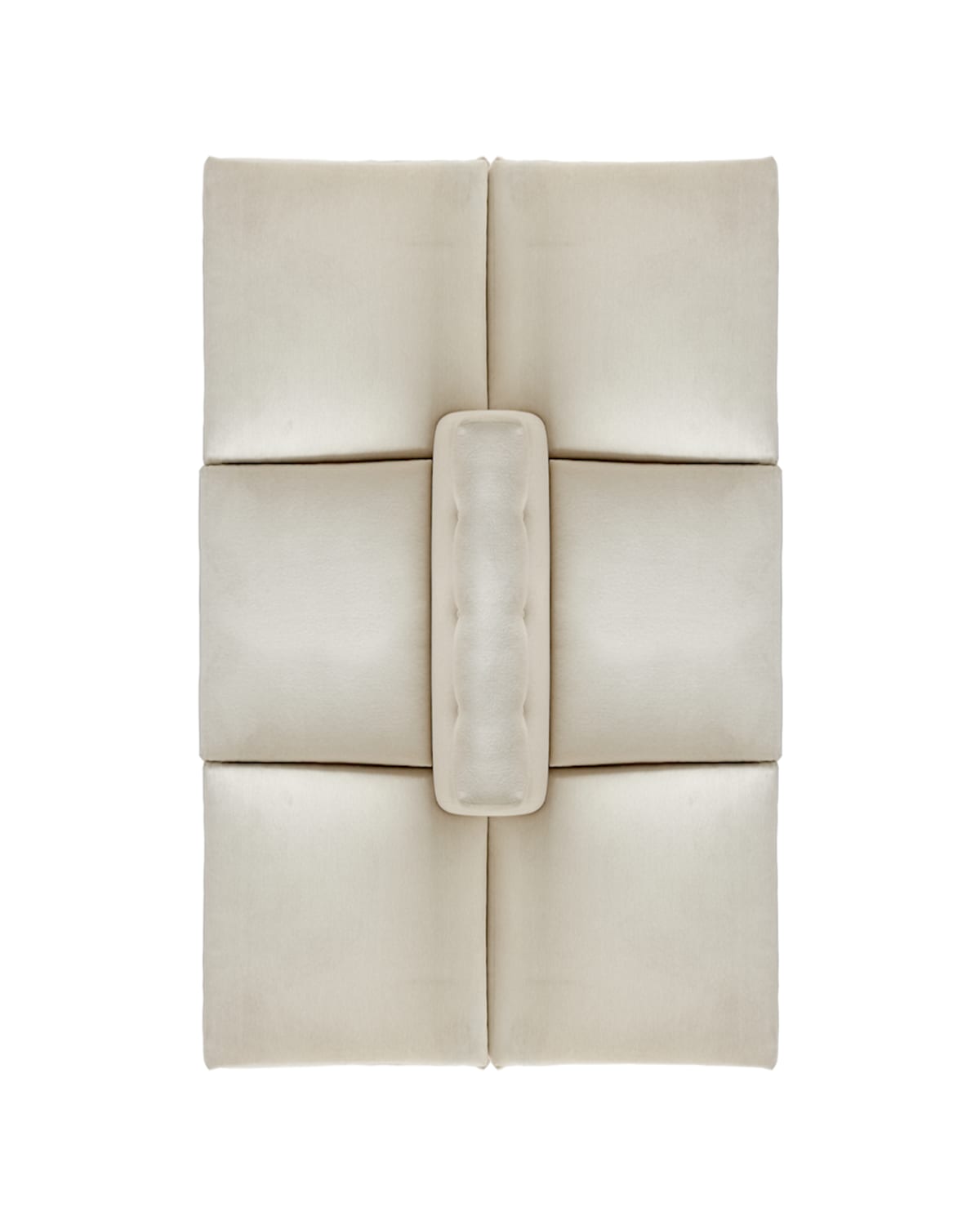 Peninsula Home Collection Serena Double-sided Sofa In Ivory/straw