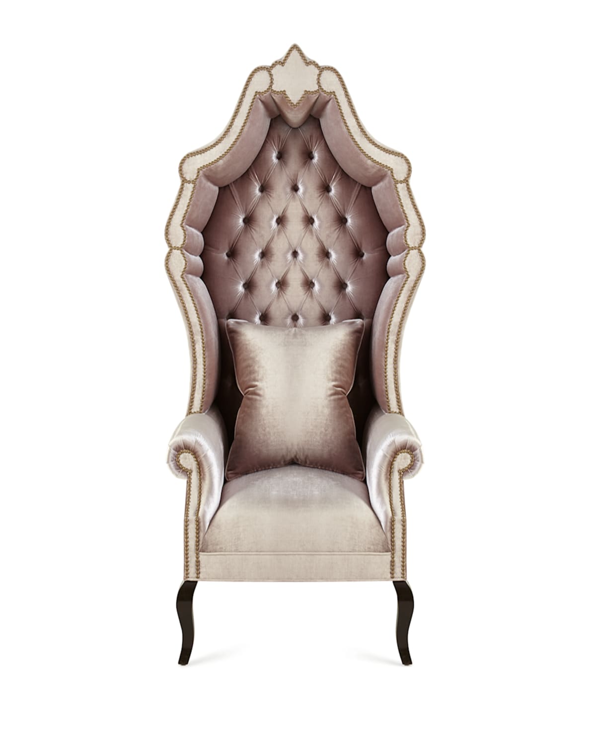 Shop Haute House Antoinette Tufted Chair In Amethyst