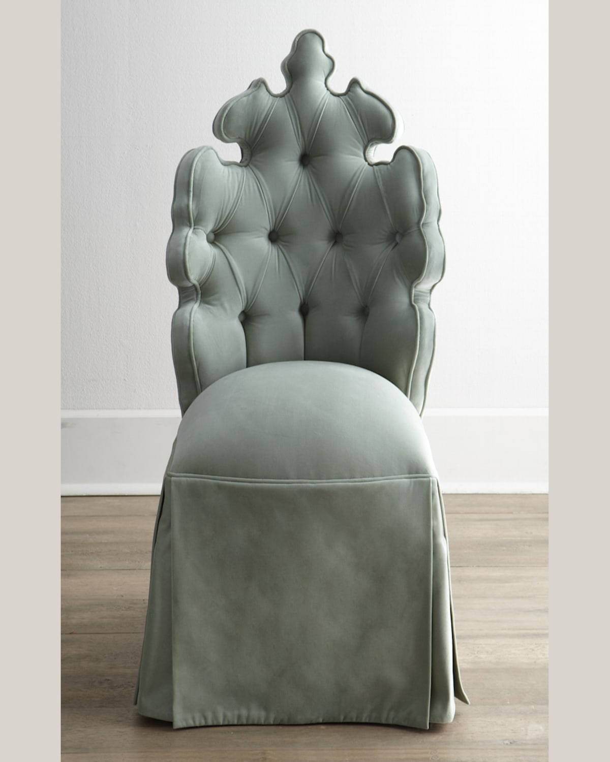 Haute House Isabella Vanity Seat In Sea Foam Green