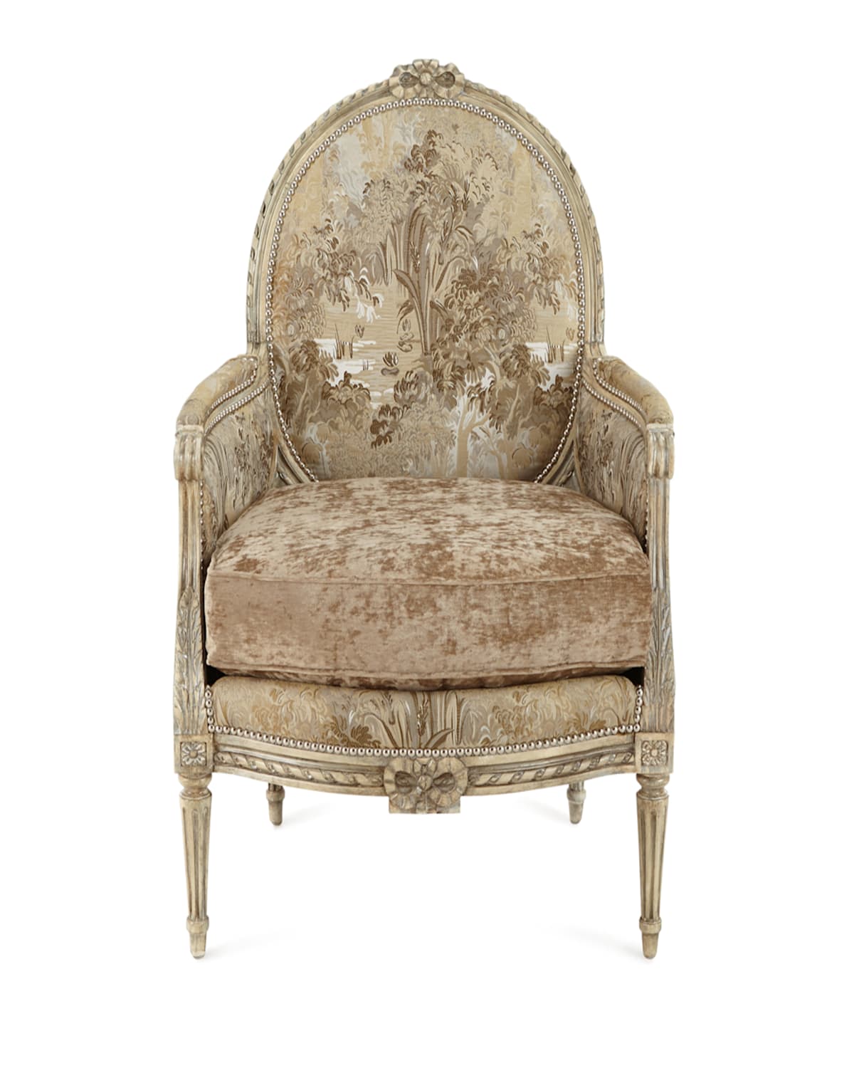 Massoud Tea Garden Chair In Soft Beige