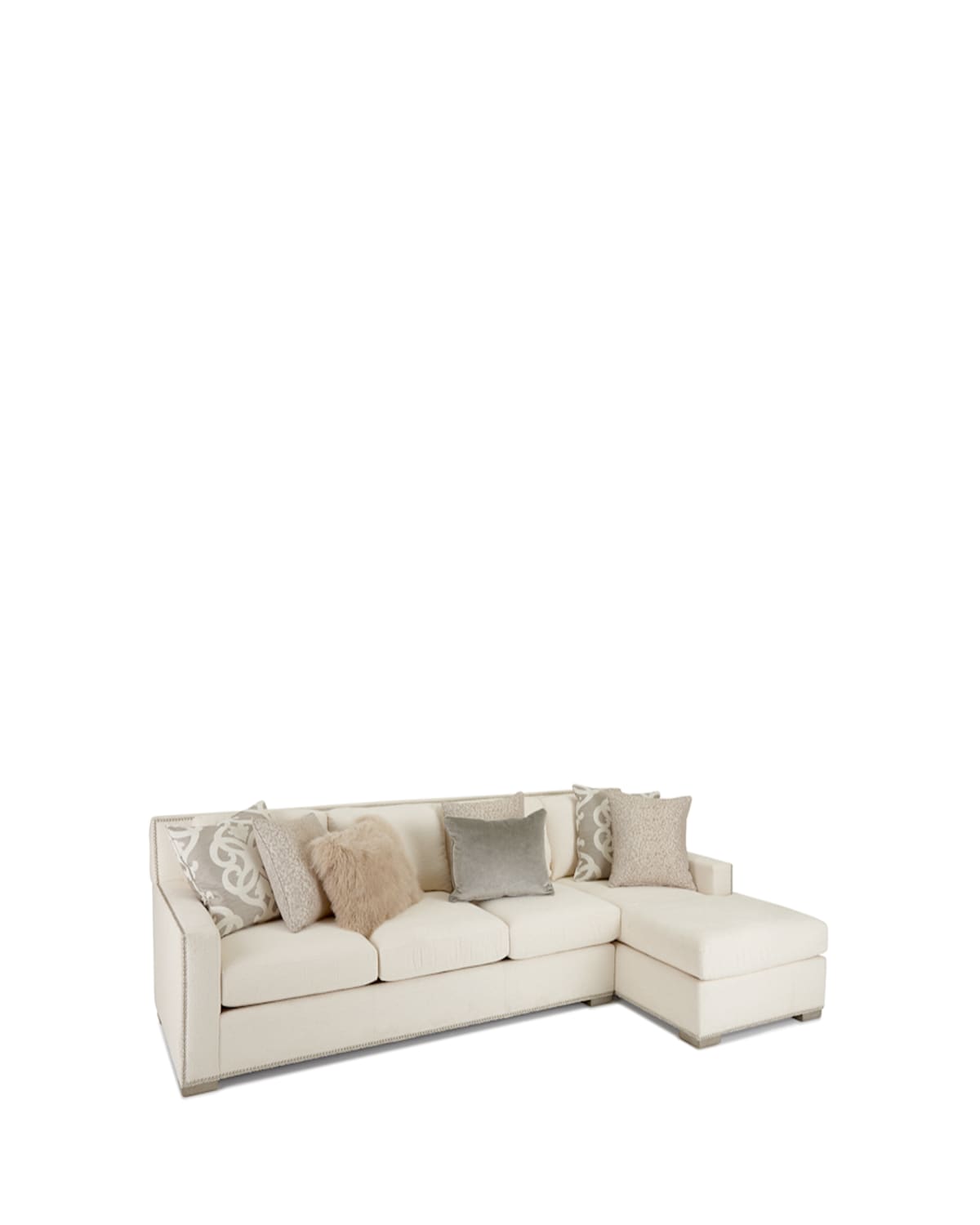 Massoud Milan Right-facing Sectional In Natural