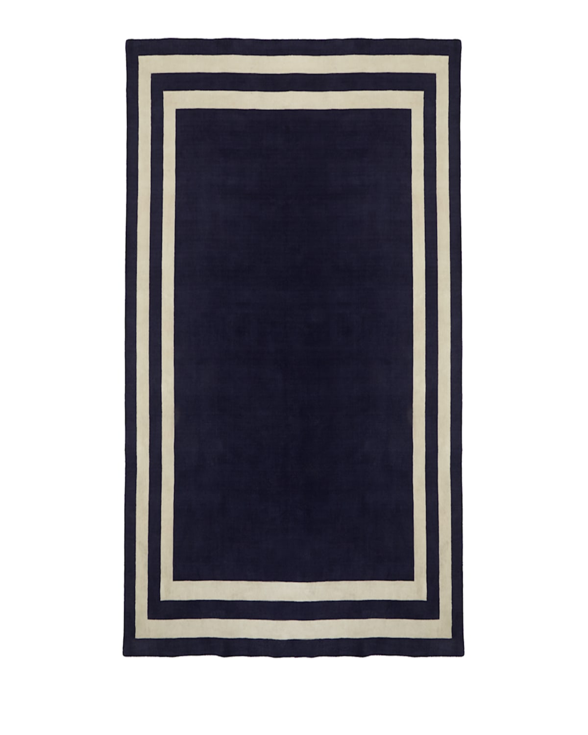 Polo Ralph Lauren Fitzgerald Border Rug, 6' X 9' In Midnight
