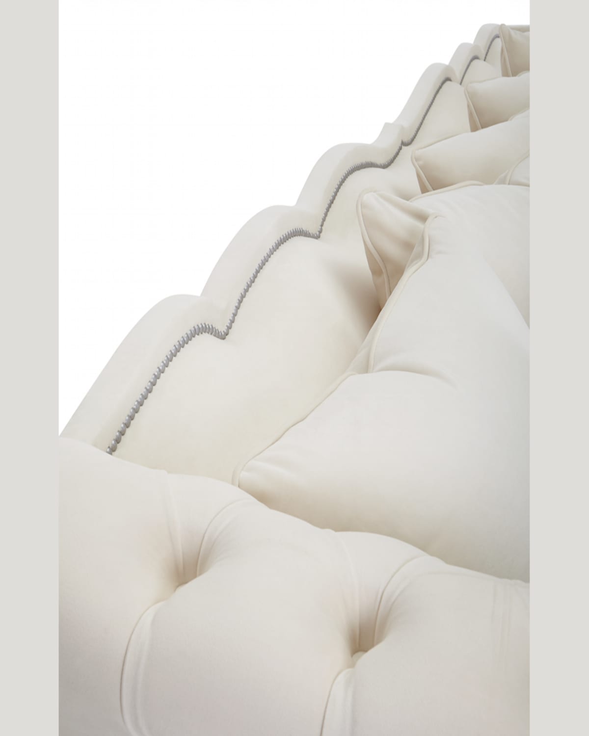 Shop Haute House Gigi Sectional Sofa In Oyster