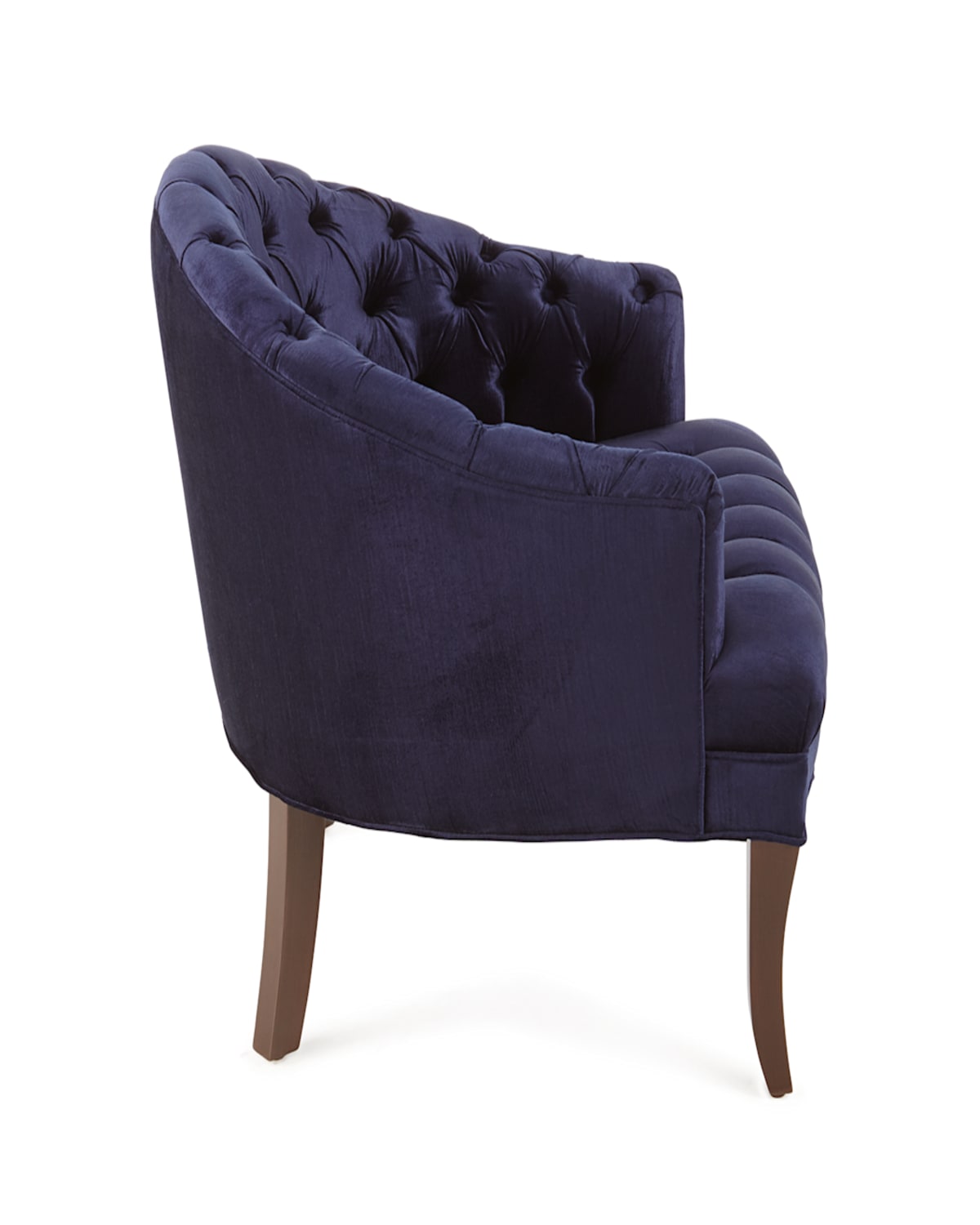 Haute House Ariana Tufted Chair In Navy