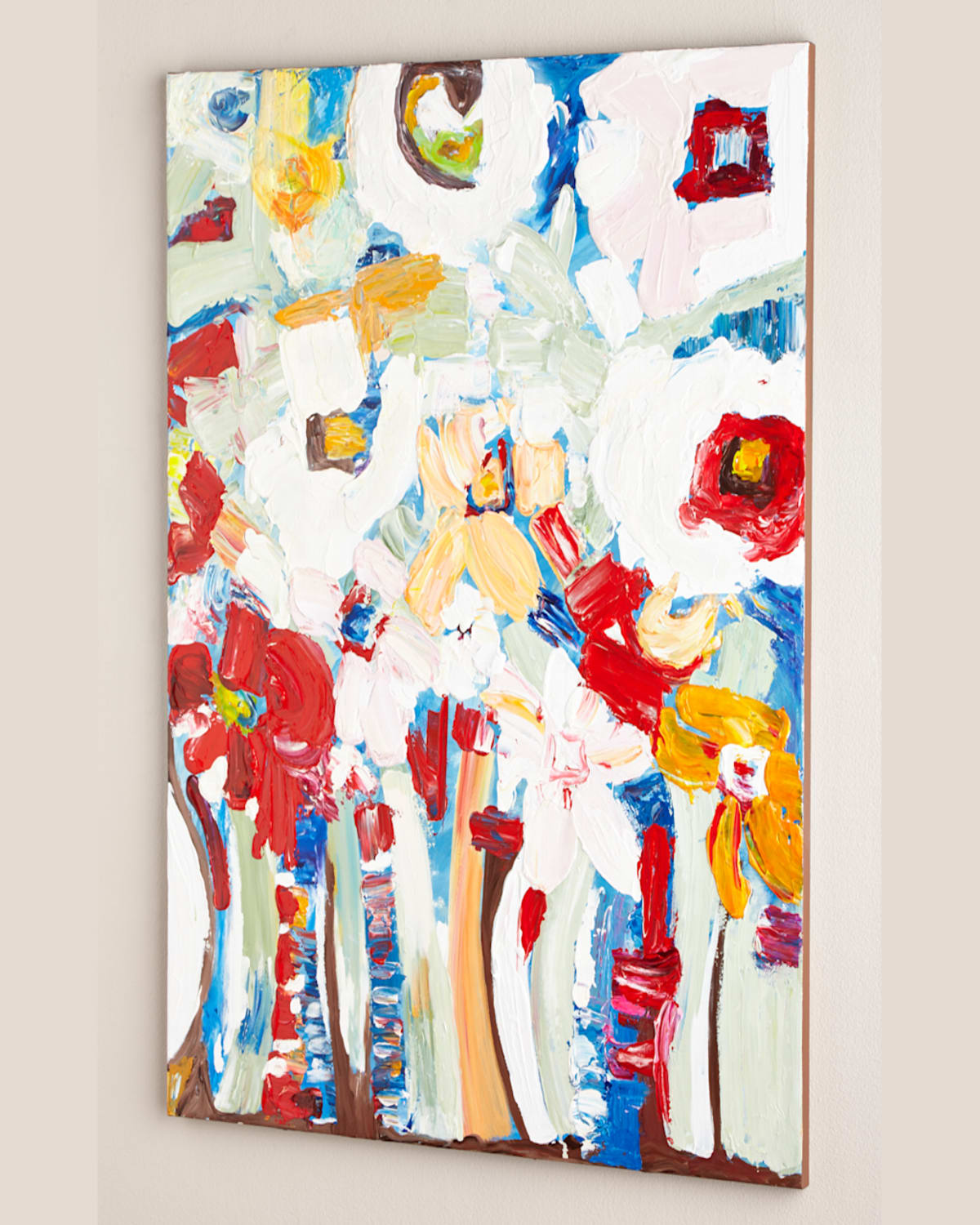 Rfa Fine Art Jessie's Bouquet Original Painting In Multi Colors