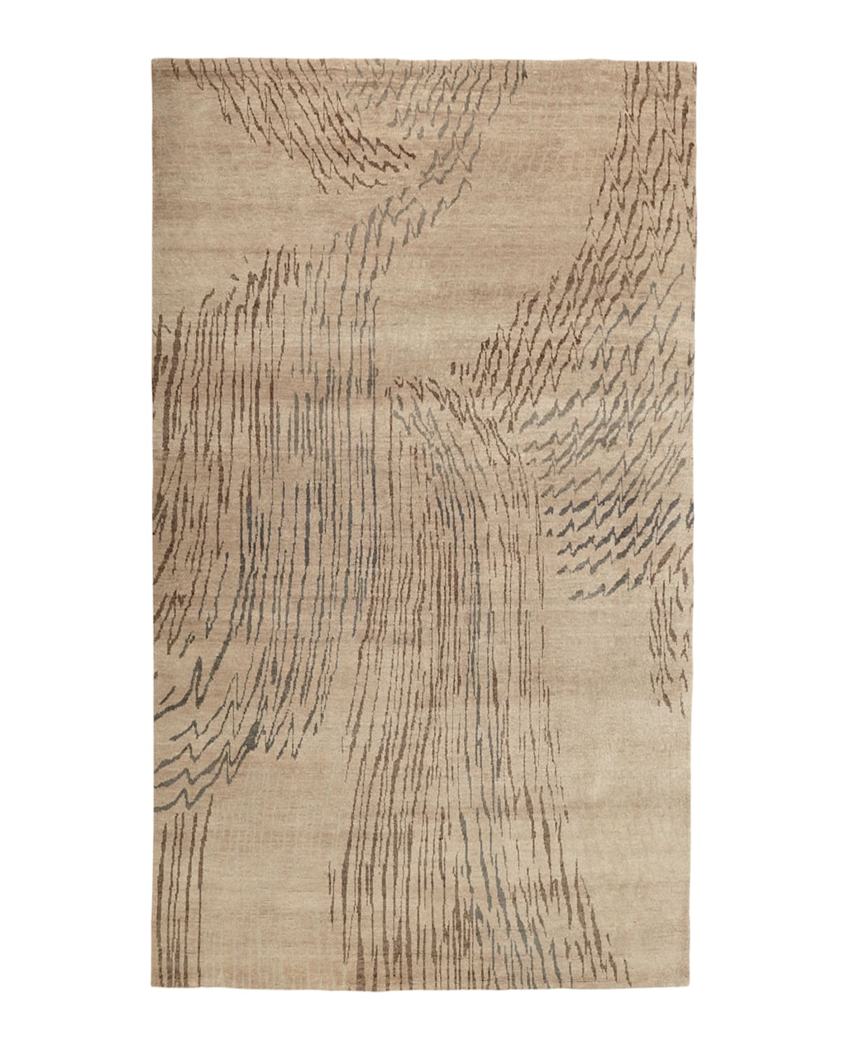 Josie Natori Shady Brook Rug, 6' X 9' In Tan