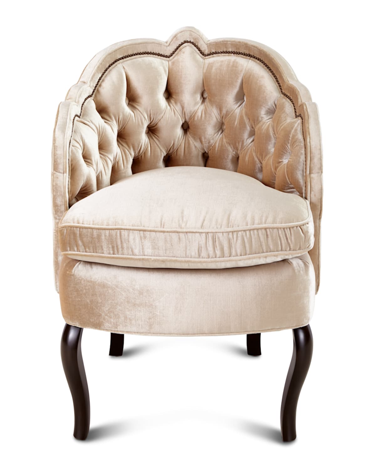 Shop Haute House Pippa Tufted Chair In Taupe