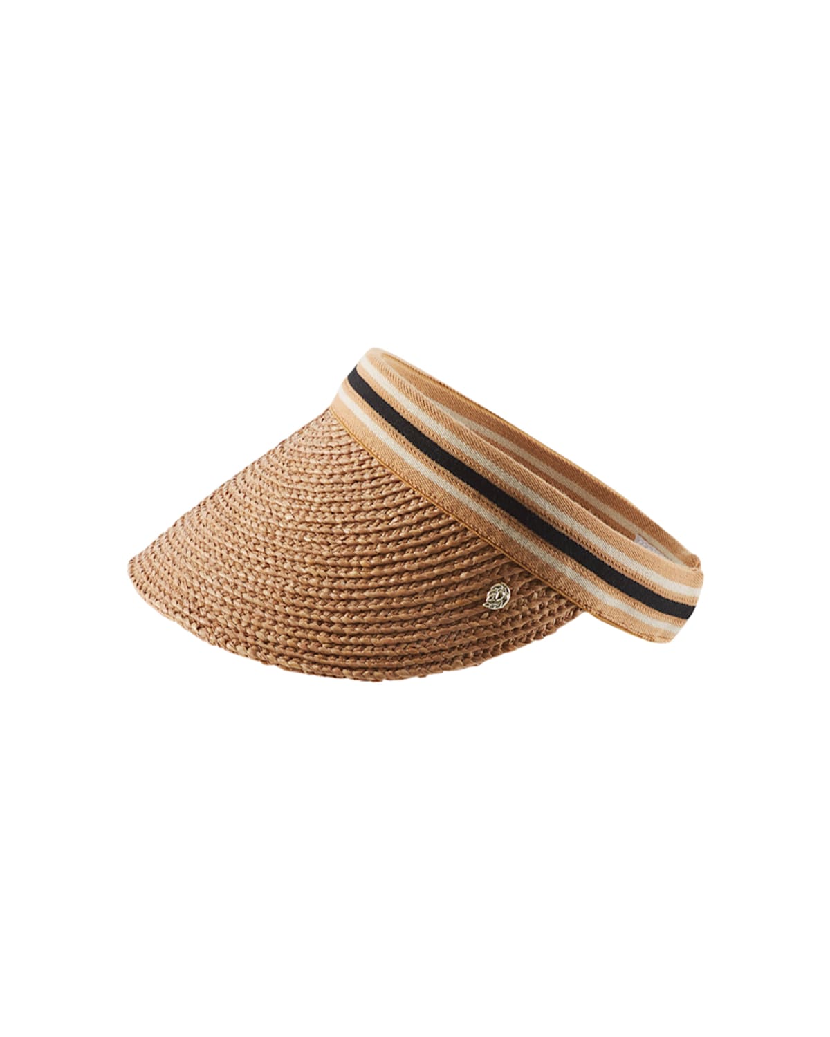 HELEN KAMINSKI BIANCA CLASSIC SLIDE-ON RAFFIA VISOR 