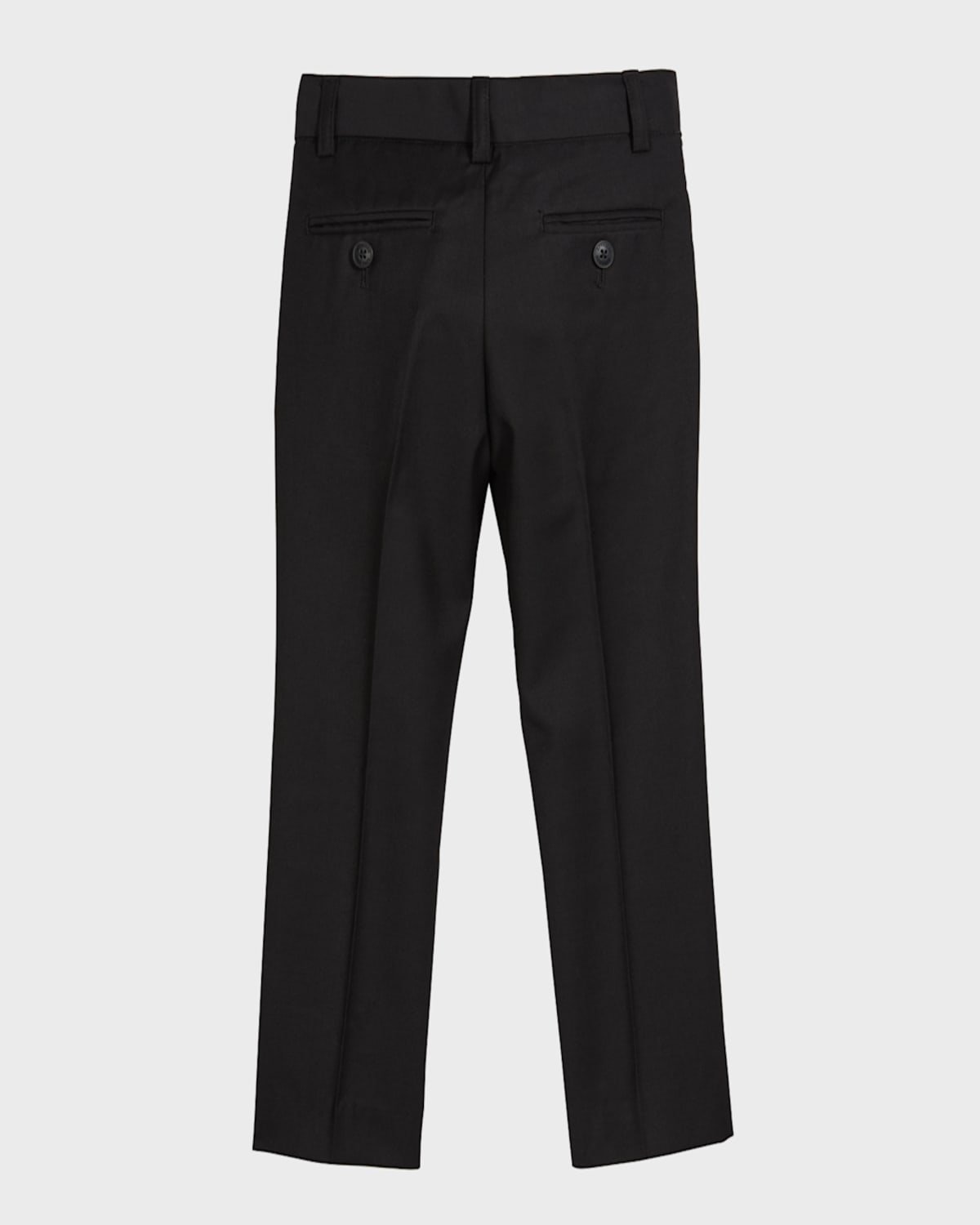 Appaman Slim Suit Pants, Black In Black