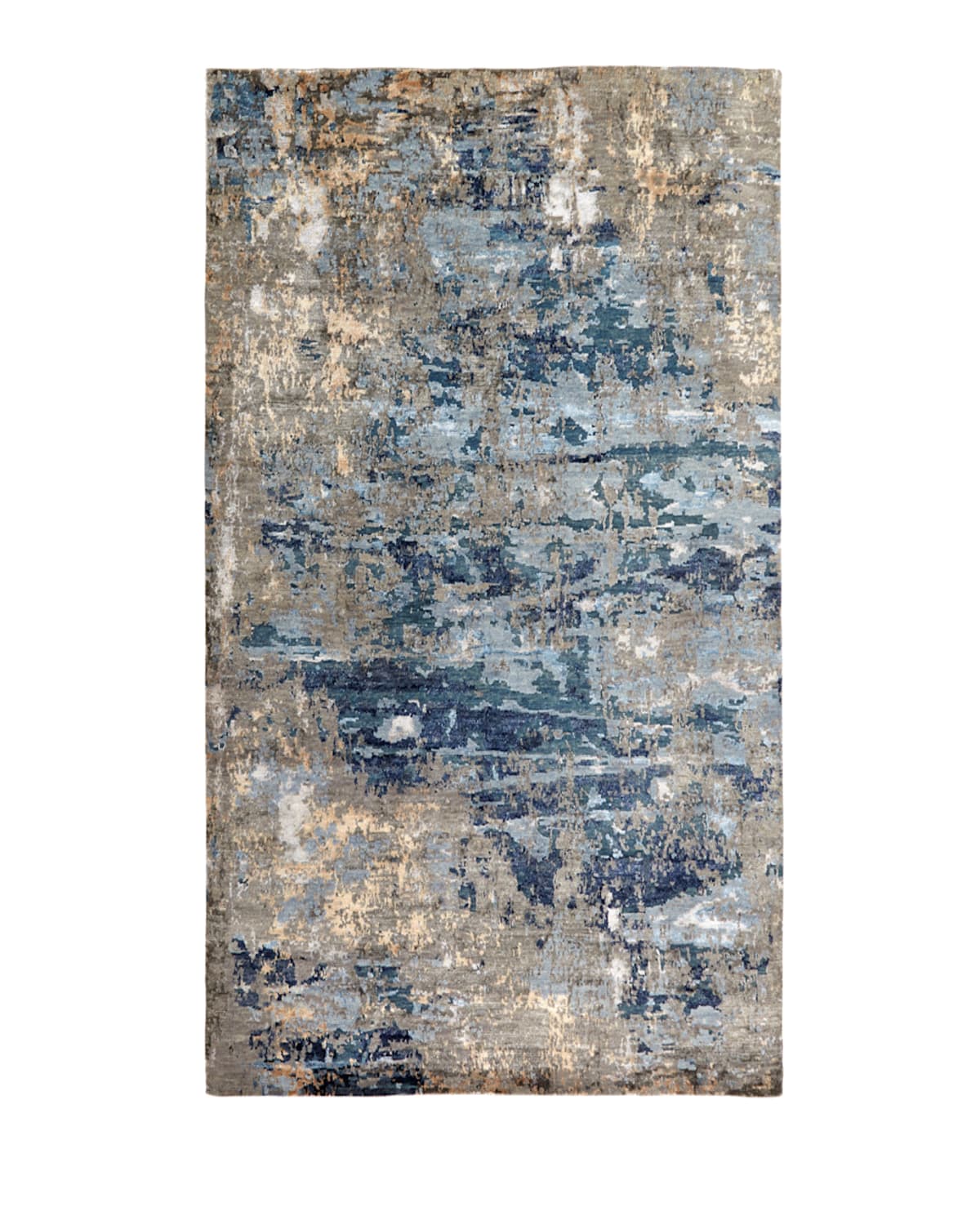Josie Natori Tala Hand Knotted Rug, 4' X 6' In Blue