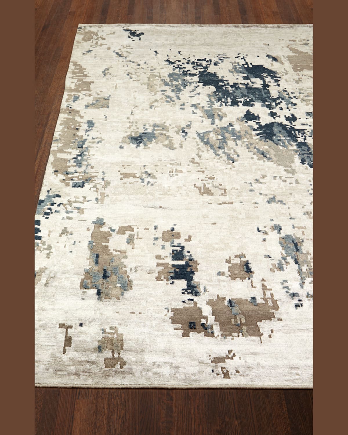Josie Natori Ursula Hand Knotted Rug, 9' X 12' In Gray