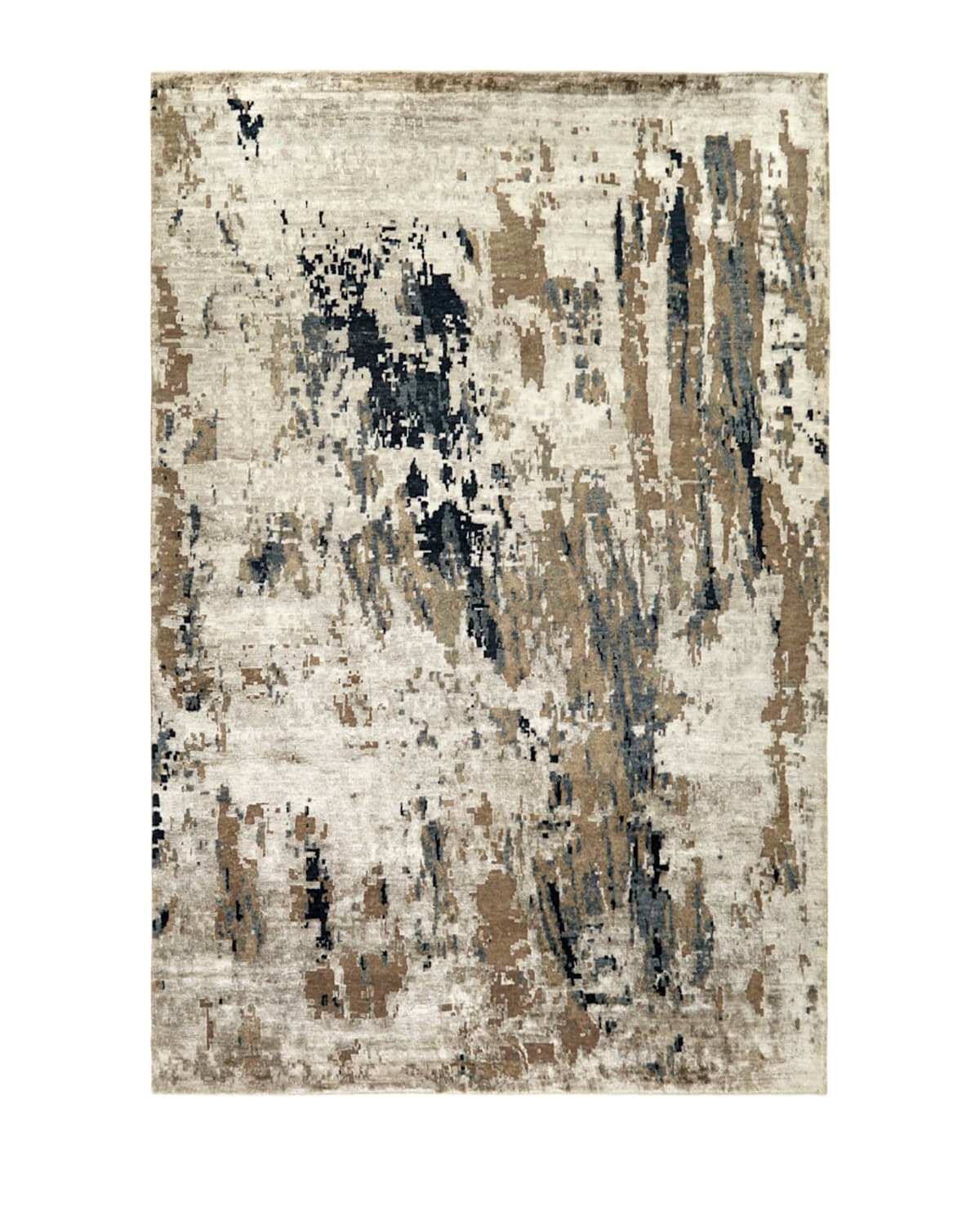 Josie Natori Ursula Hand Knotted Rug, 8' X 10' In Gray