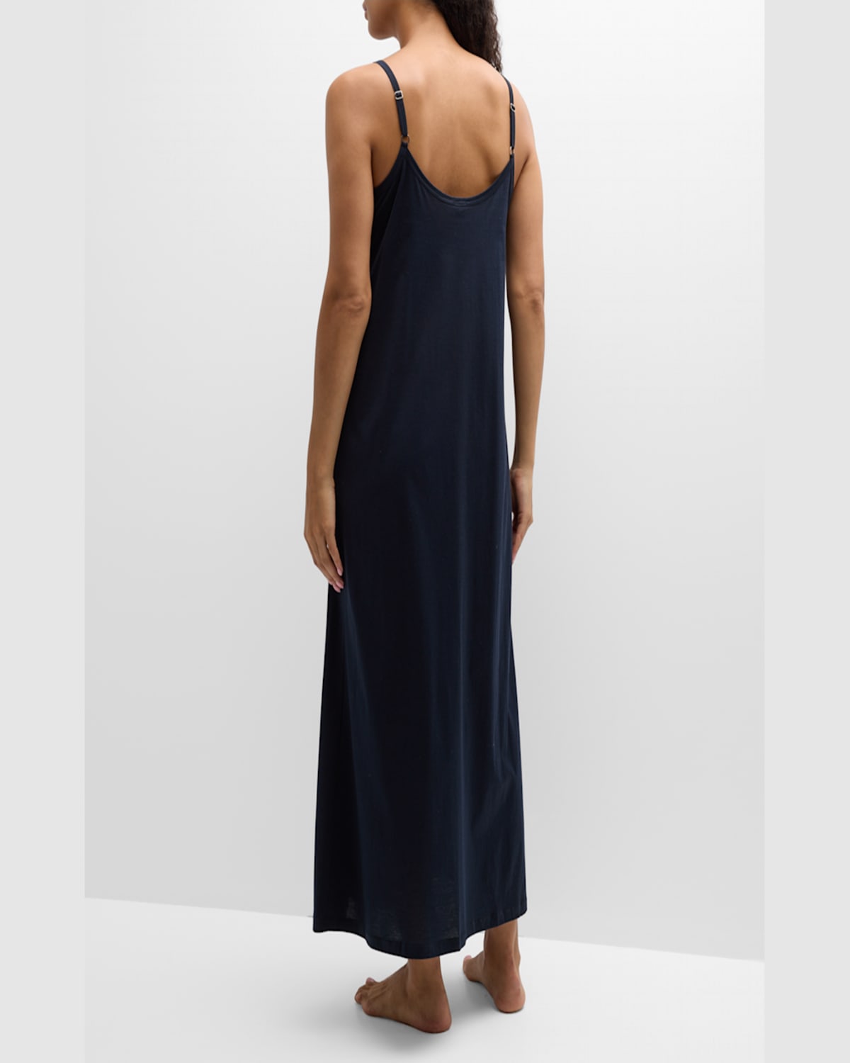 Hanro Womens Purple Heather Juliet Spaghetti-strap Cotton-jersey Night Dress Xs In Purple Heather