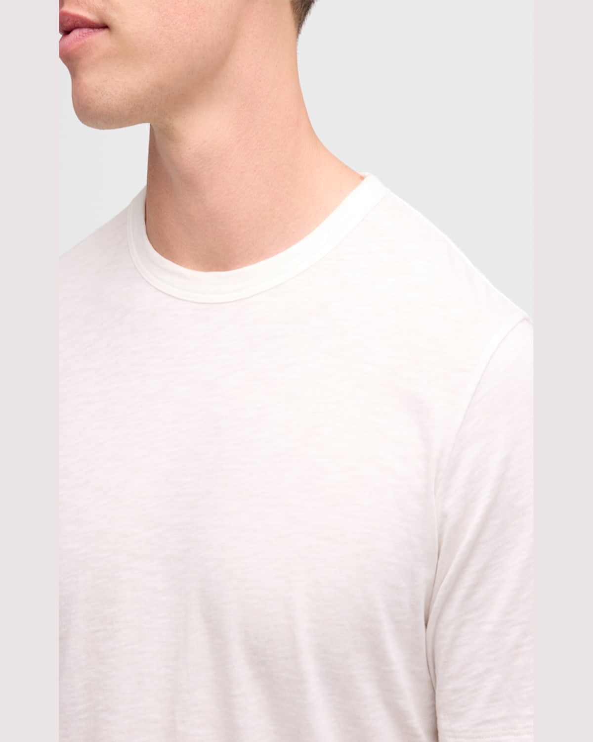 Theory Essential Crewneck Short Sleeve Tee In Rainstorm