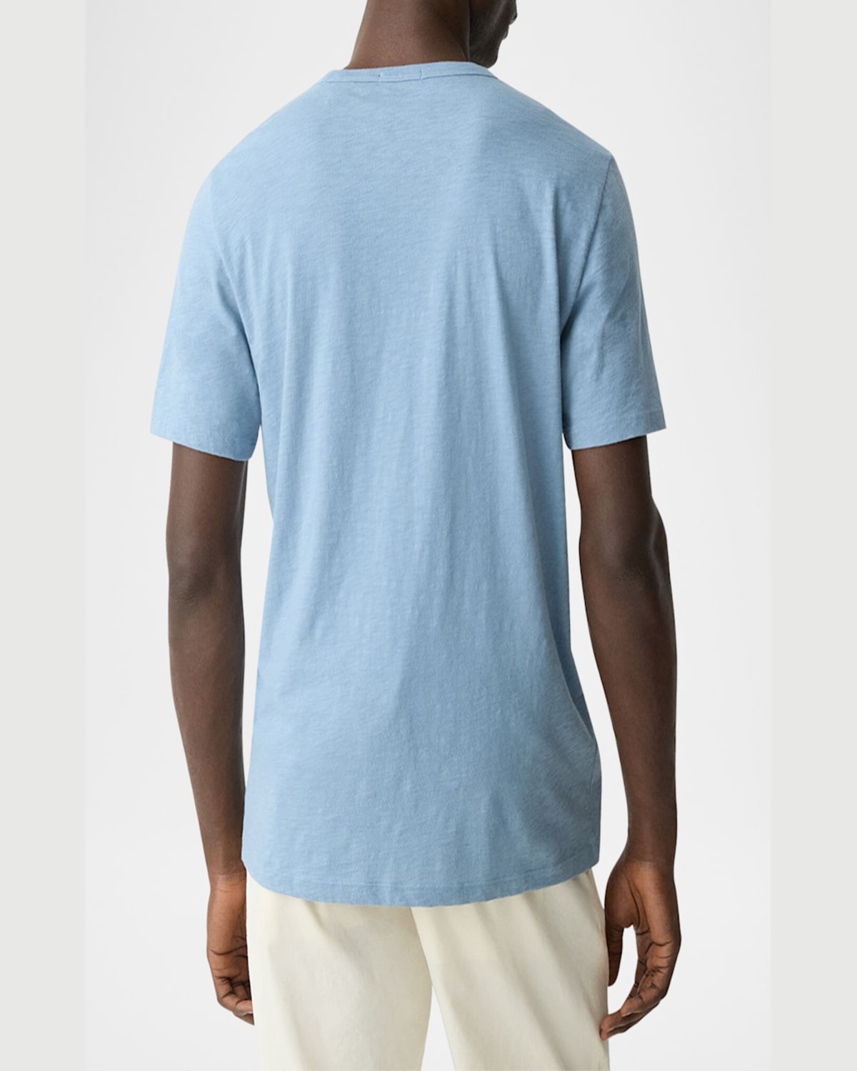 Theory Essential Crewneck Short Sleeve Tee In Rainstorm