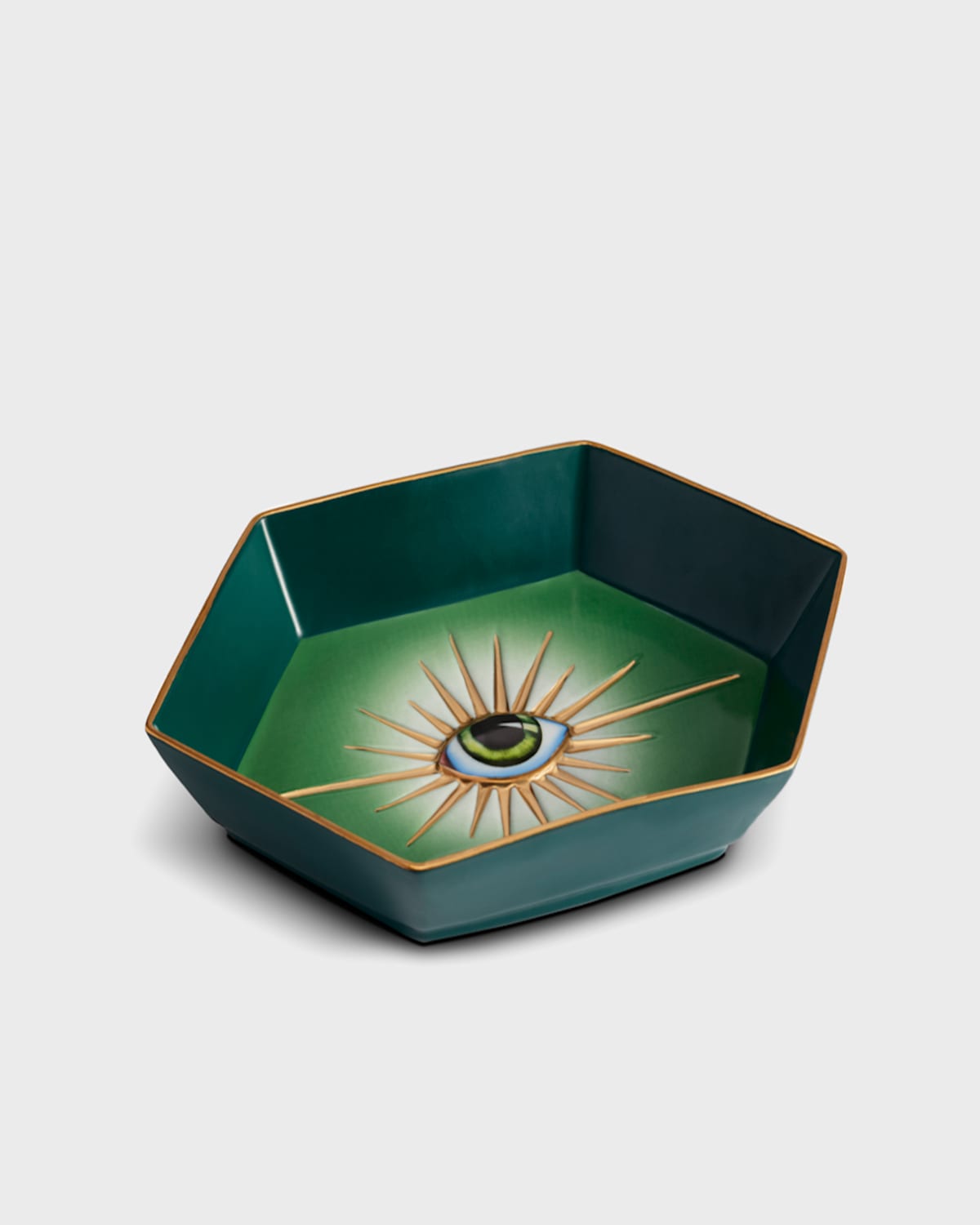 L'objet Lito Porcelain Eye Hexagon Tray