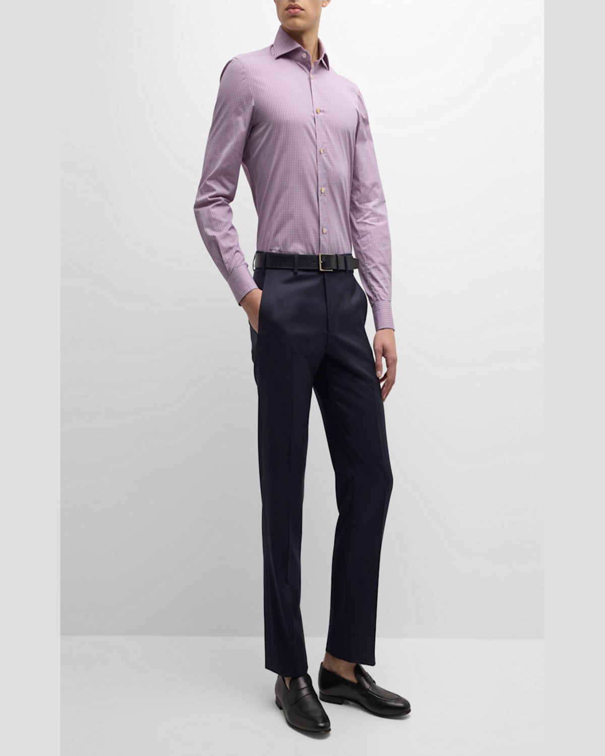 Zanella Devon Wool Straight Leg Pants In Blue