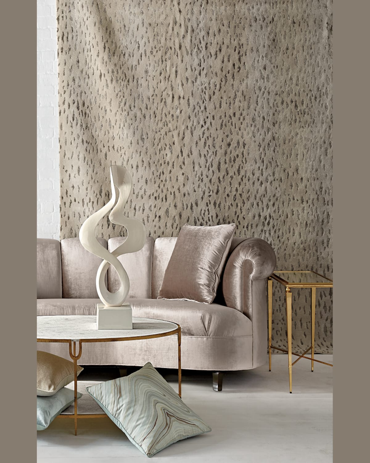 John-richard Collection Free-form Sculpture In Cream
