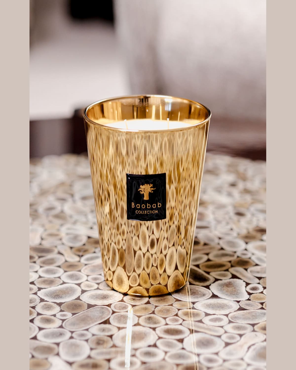 Baobab Collection Aurum Scented Candle, 9.4" In Gold