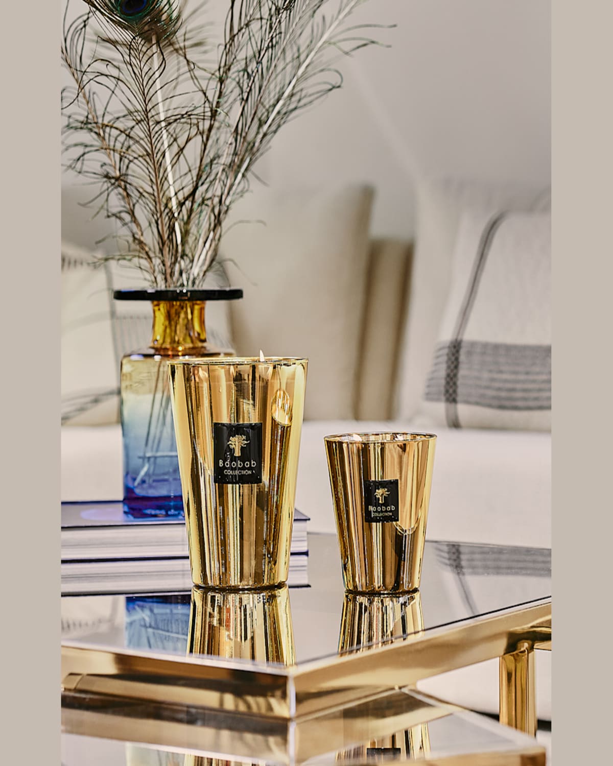 Baobab Collection Aurum Scented Candle, 6.3" In Gold