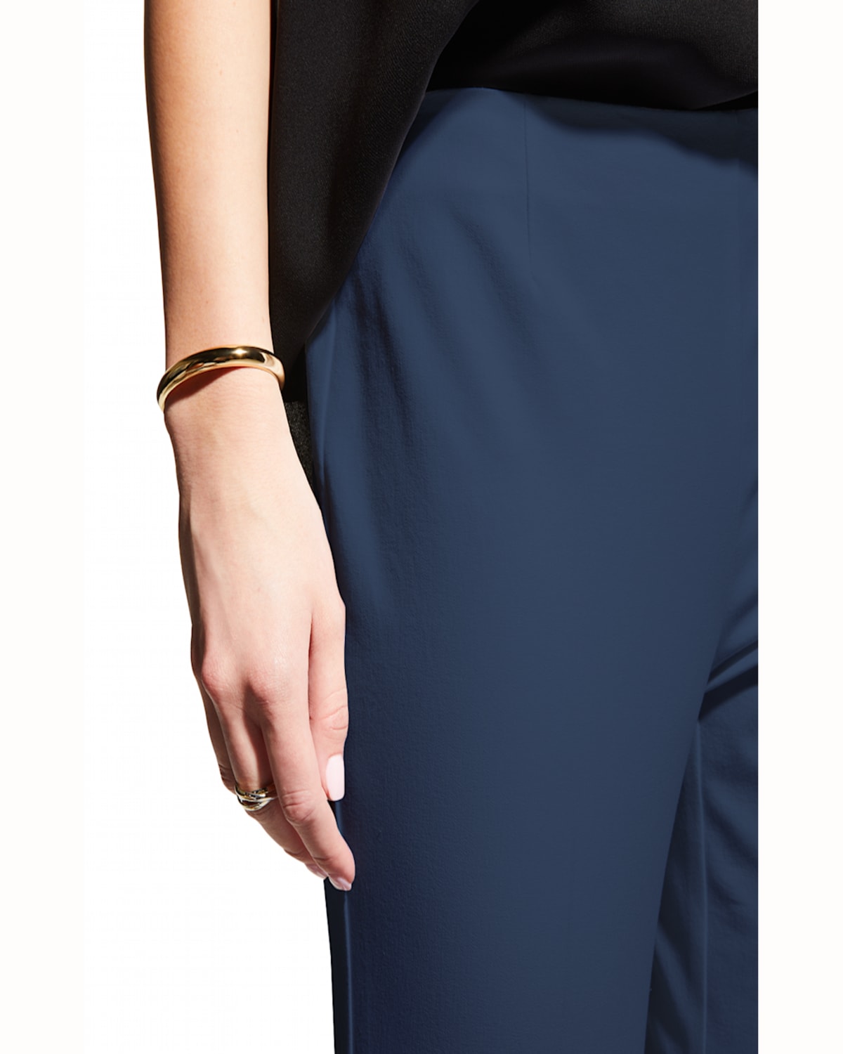 Lafayette 148 Jodhpur Cloth Cropped Pants In Ink