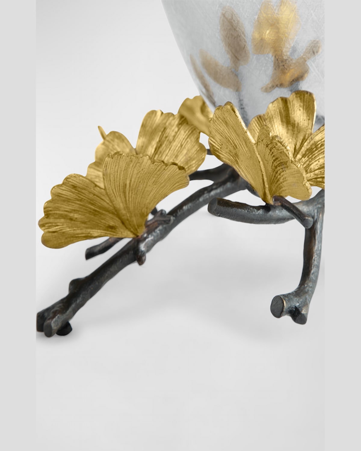 Michael Aram Medium Butterfly Ginkgo Vase In Bronze