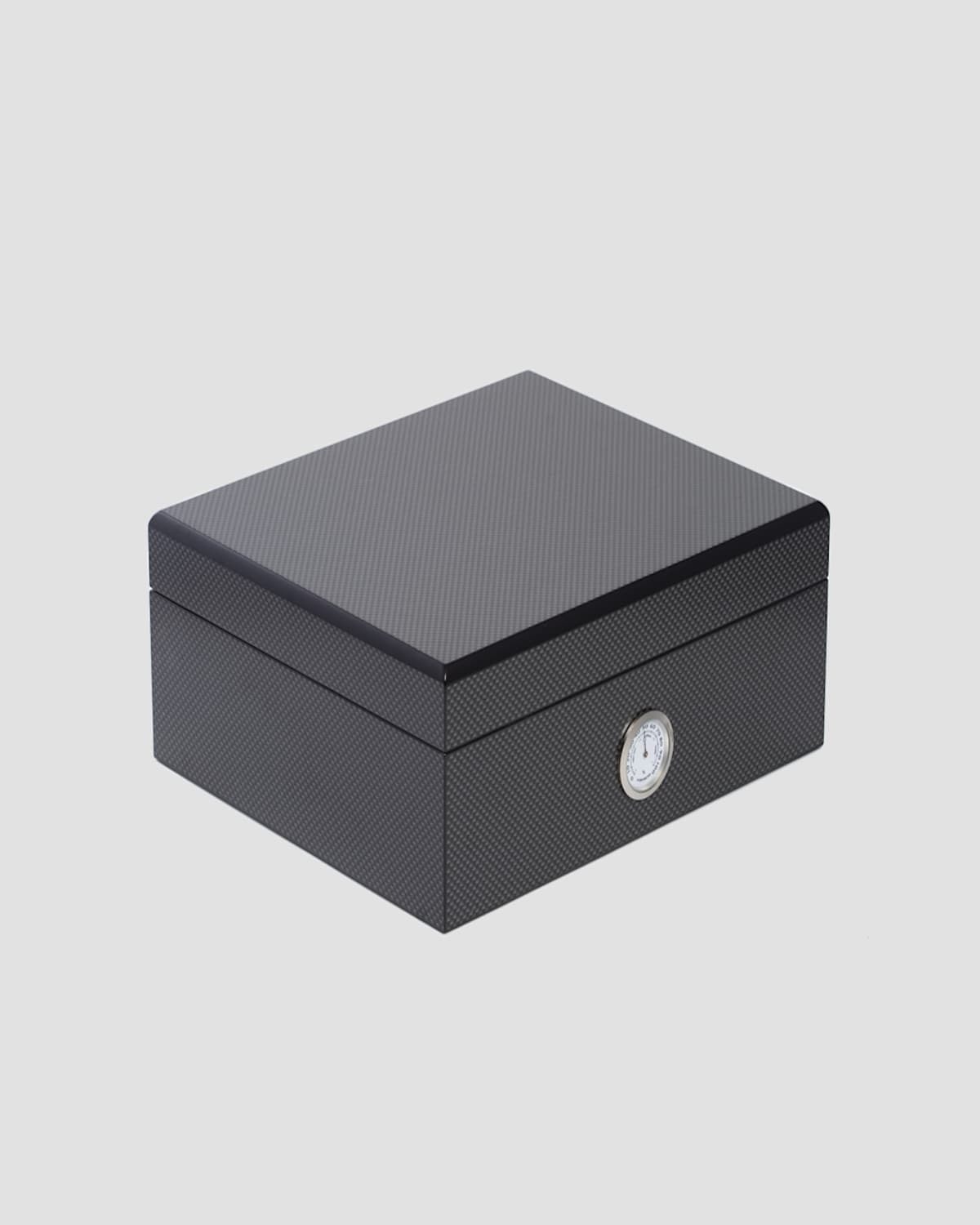 Bey-berk Carbon Fiber Cigar Humidor & Accessories Set