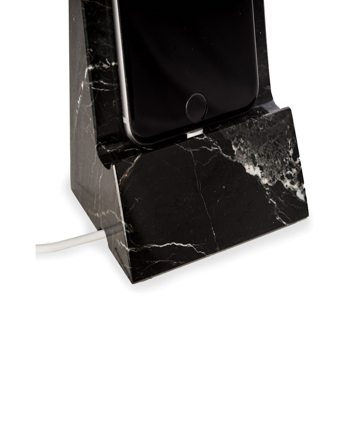 Bey-berk Zebra Marble Phone/tablet Stand