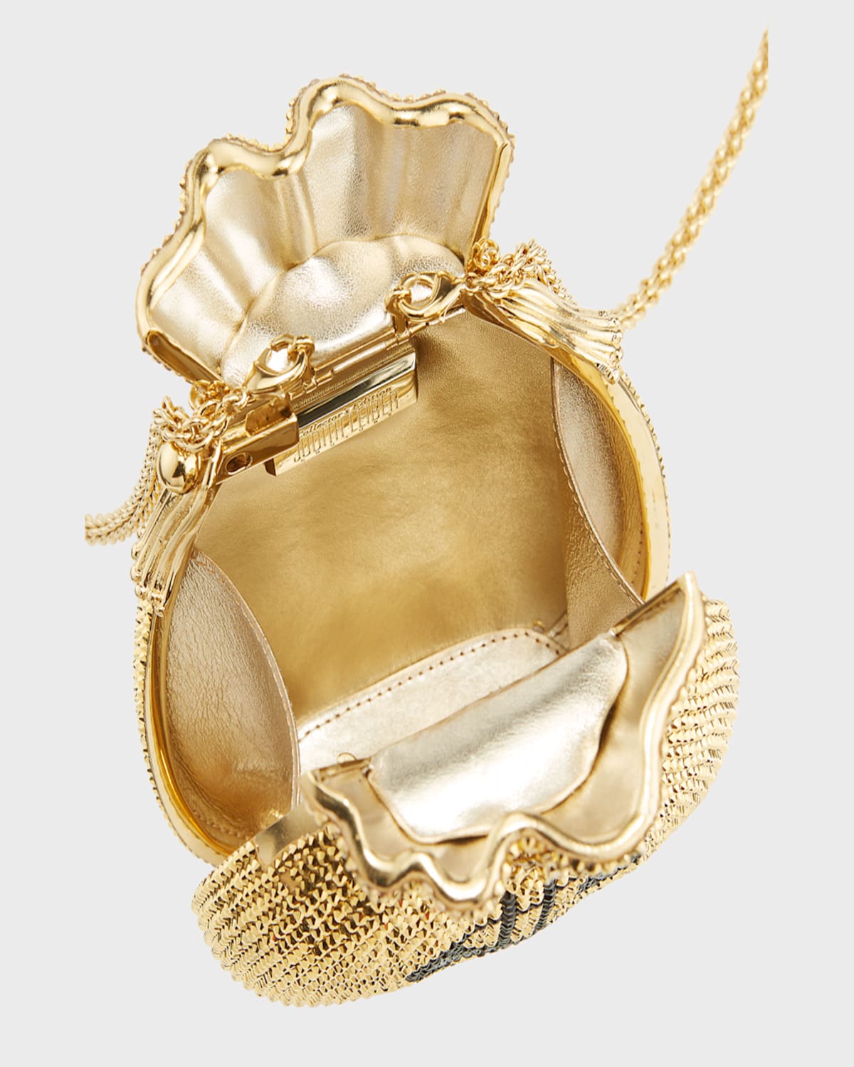Judith Leiber Money Bags Clutch Bag In Gold