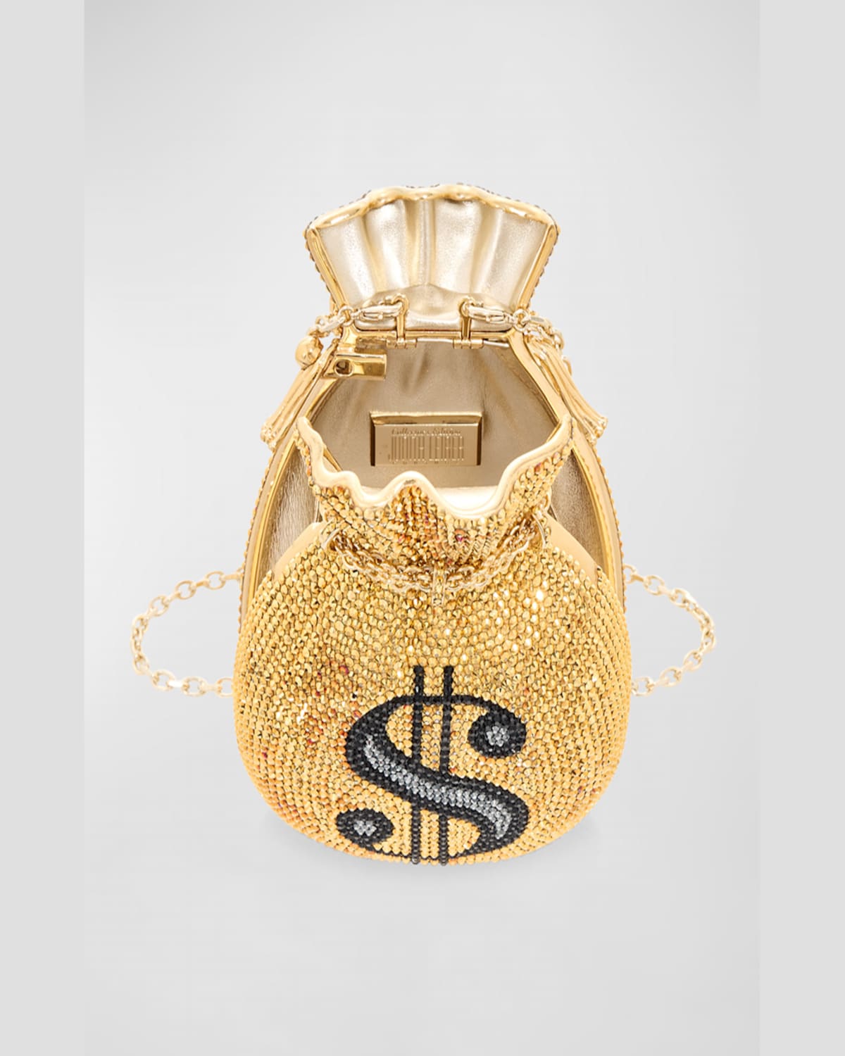 Judith Leiber Money Bags Clutch Bag In Gold