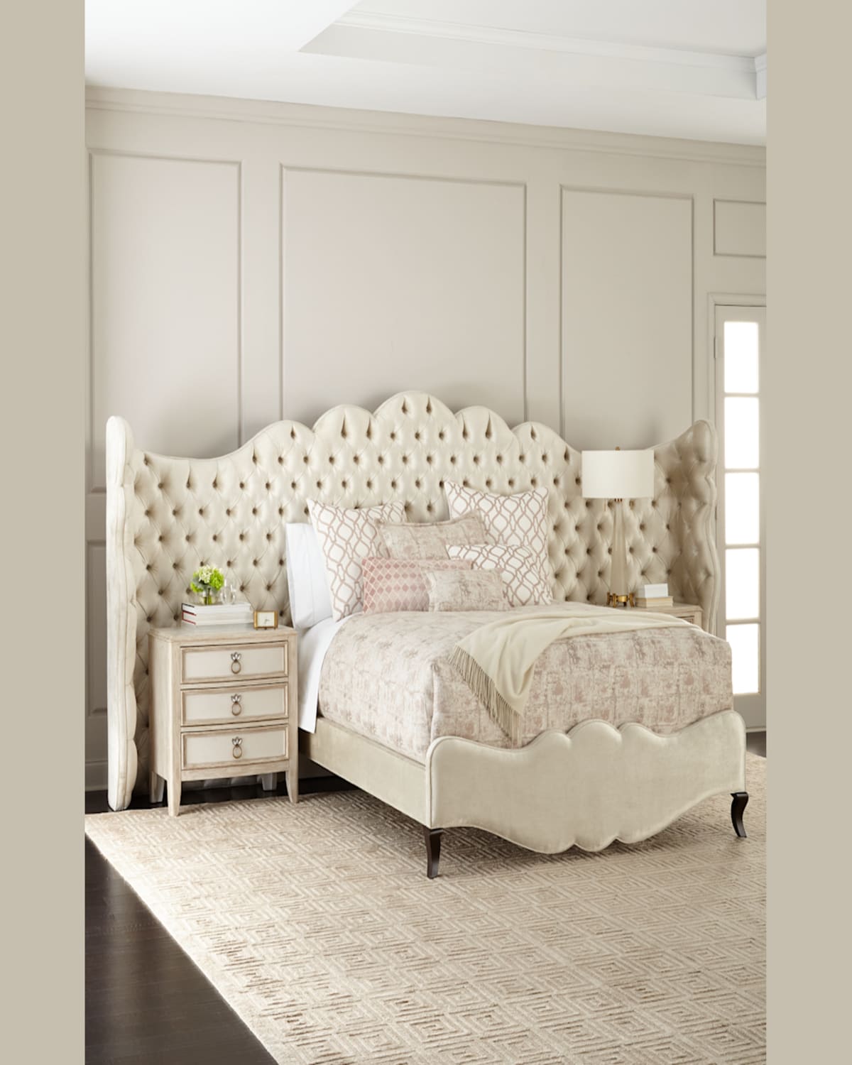 Haute House Adelie King Bed In Pearl