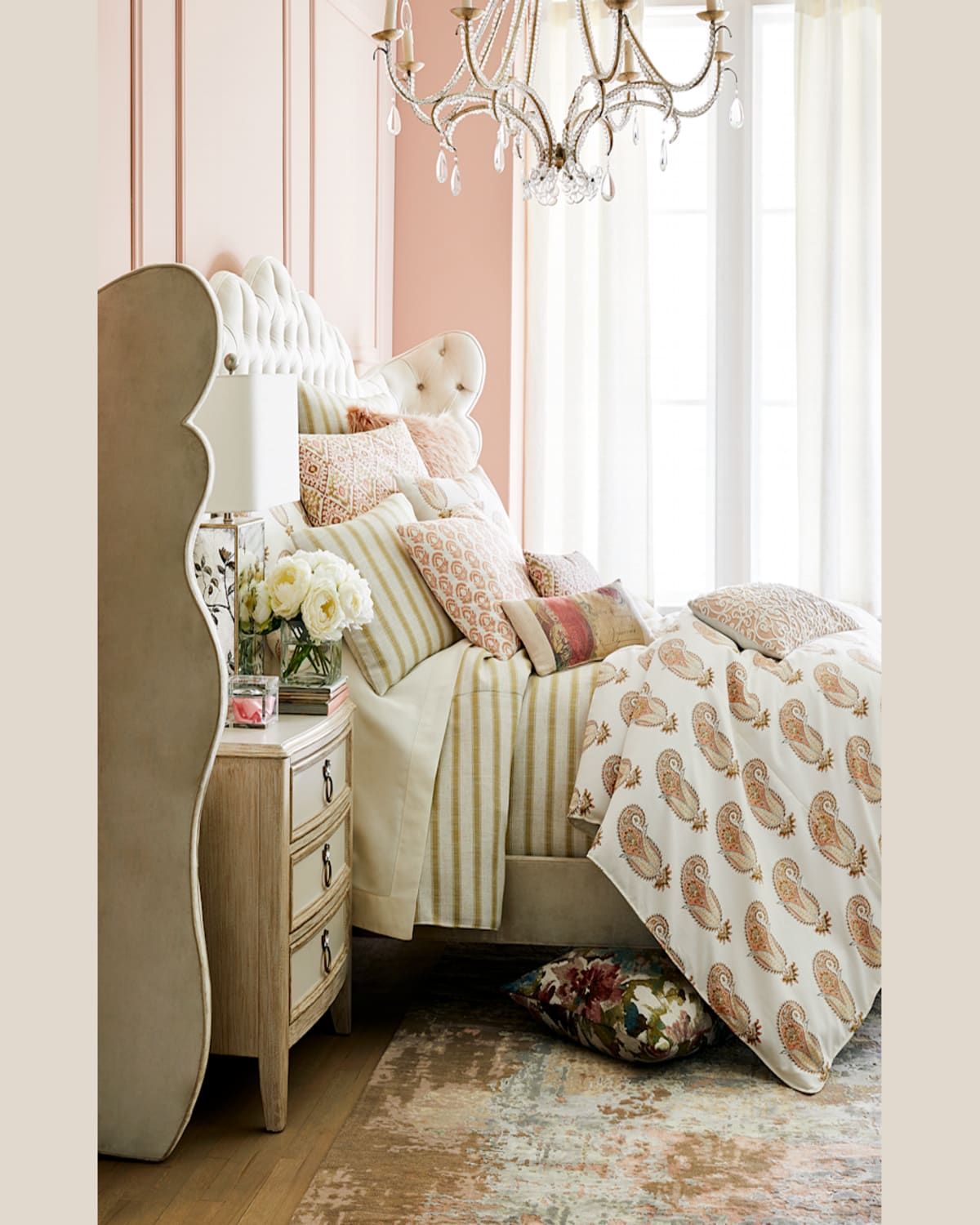 Haute House Adelie King Bed In Pearl