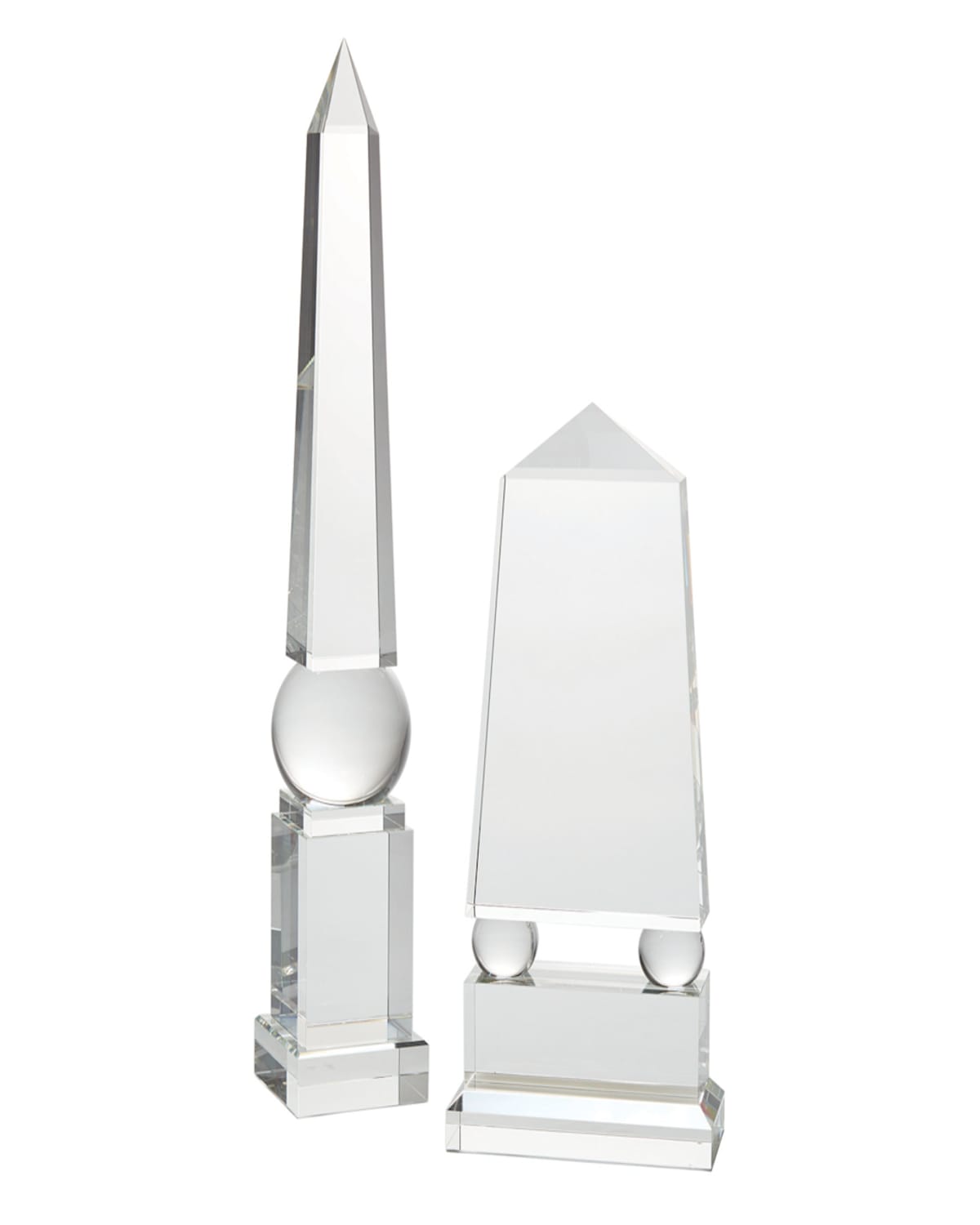 Global Views Tall Crystal Obelisk