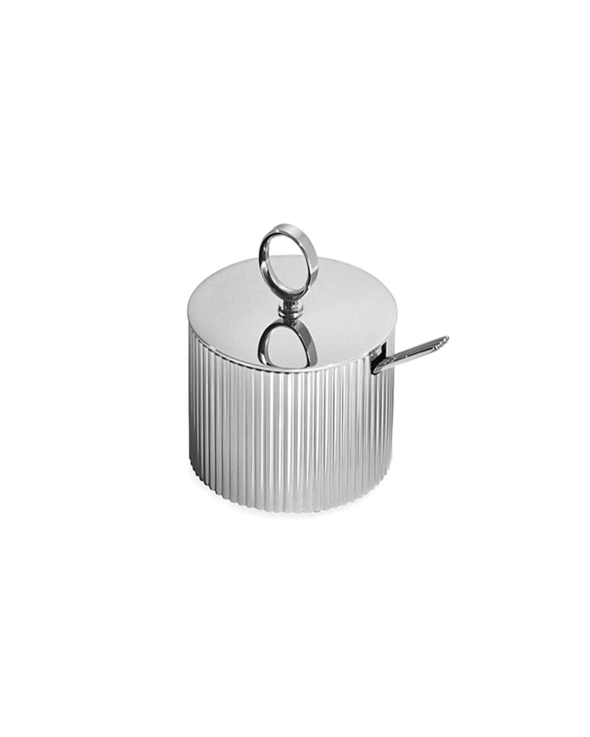 Georg Jensen Bernadotte Sugar Bowl With Spoon